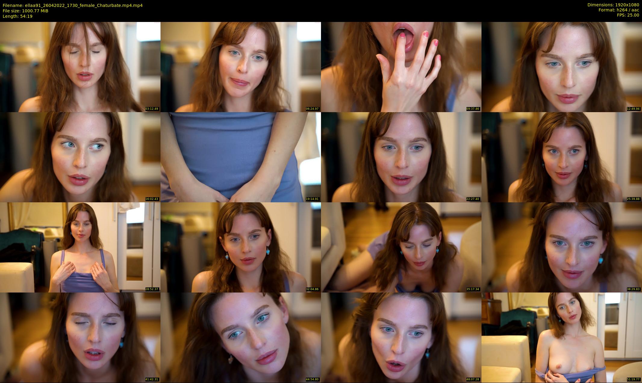 ellaa91 — 55 minute Chaturbate female cam show recording, 1080p, Apr 26, 2022