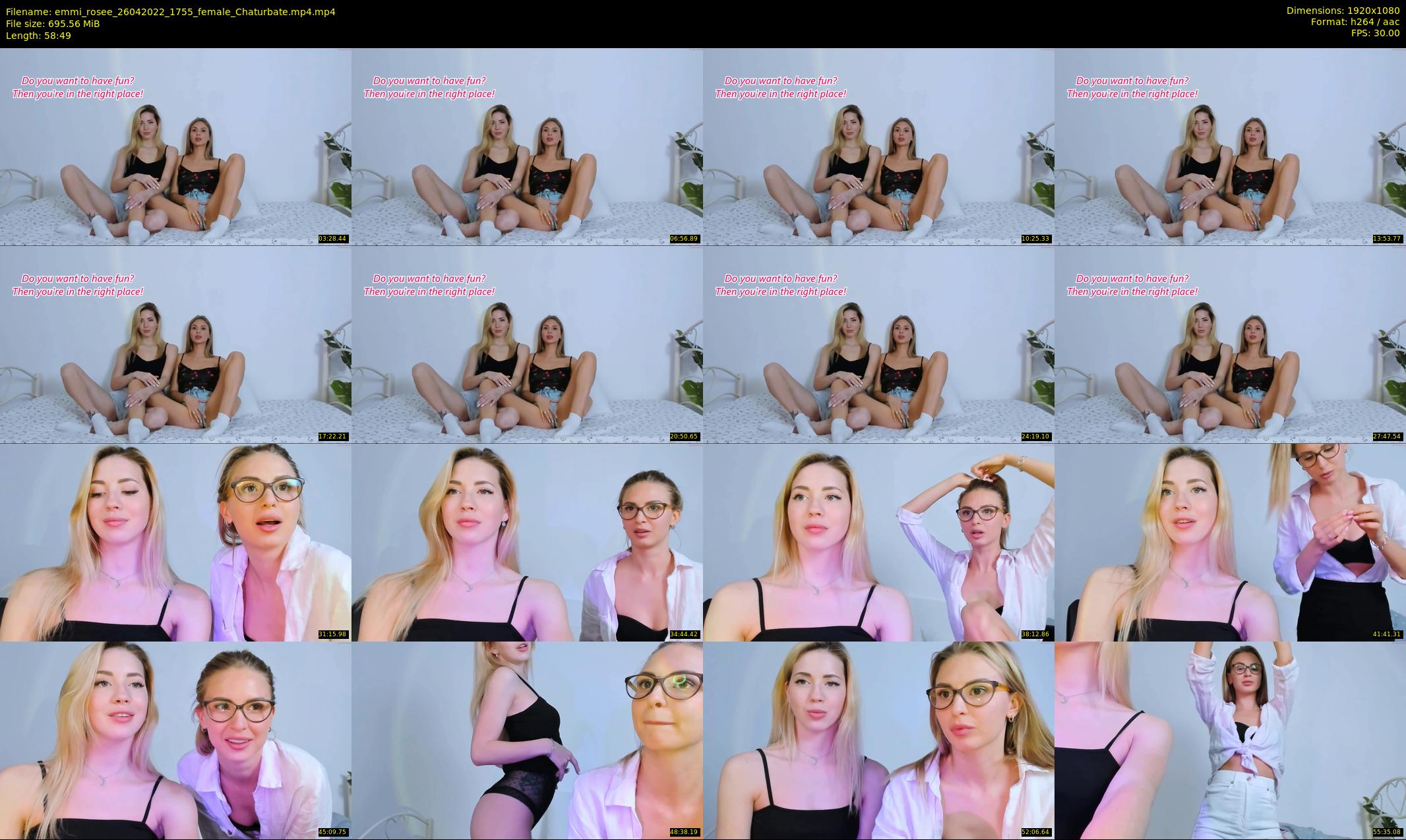 emmi_rosee — 59 minute Chaturbate female cam show recording, 1080p, Apr 26, 2022