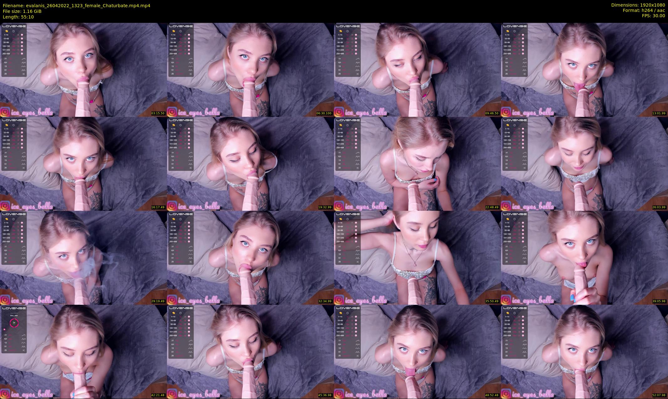 evalanis — 56 minute Chaturbate couple cam show recording, 1080p, Apr 26, 2022