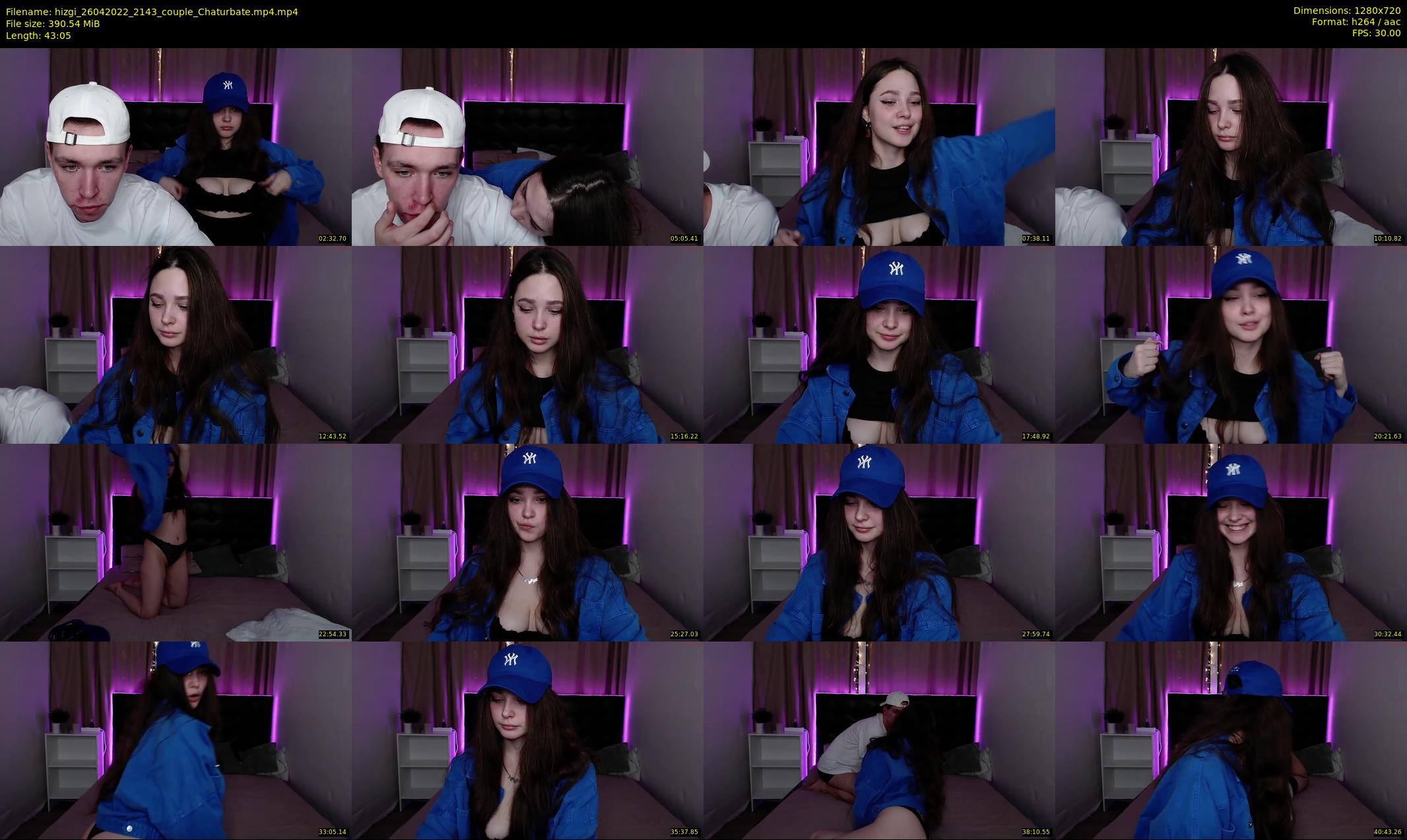 hizgi — 44 minute Chaturbate couple cam show recording, 720p, Apr 26, 2022