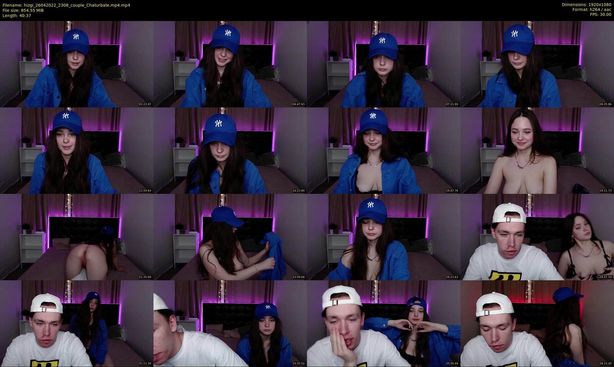 hizgi — 41 minute Chaturbate couple cam show recording, 1080p, Apr 26, 2022