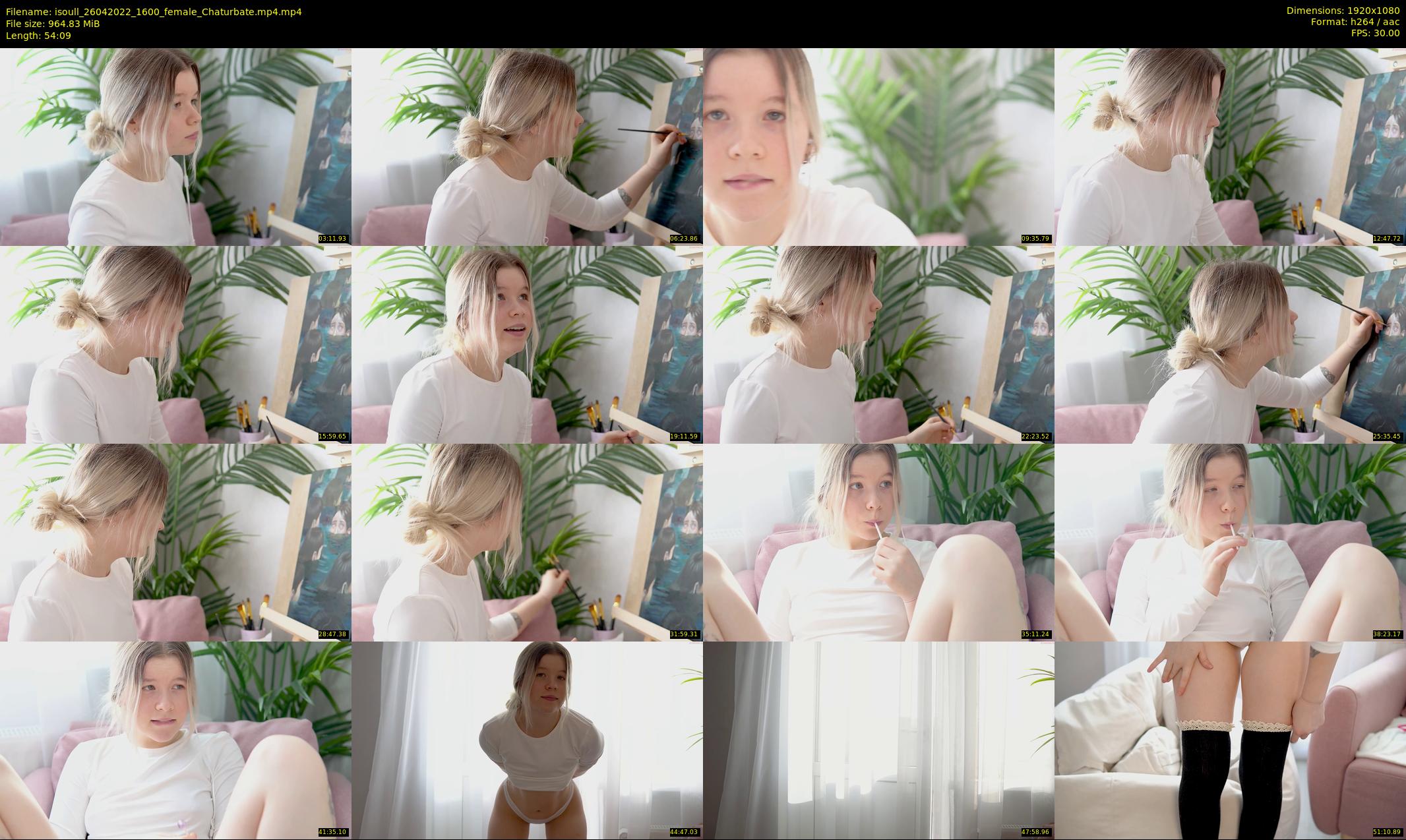 isoull — 55 minute Chaturbate female cam show recording, 1080p, Apr 26, 2022