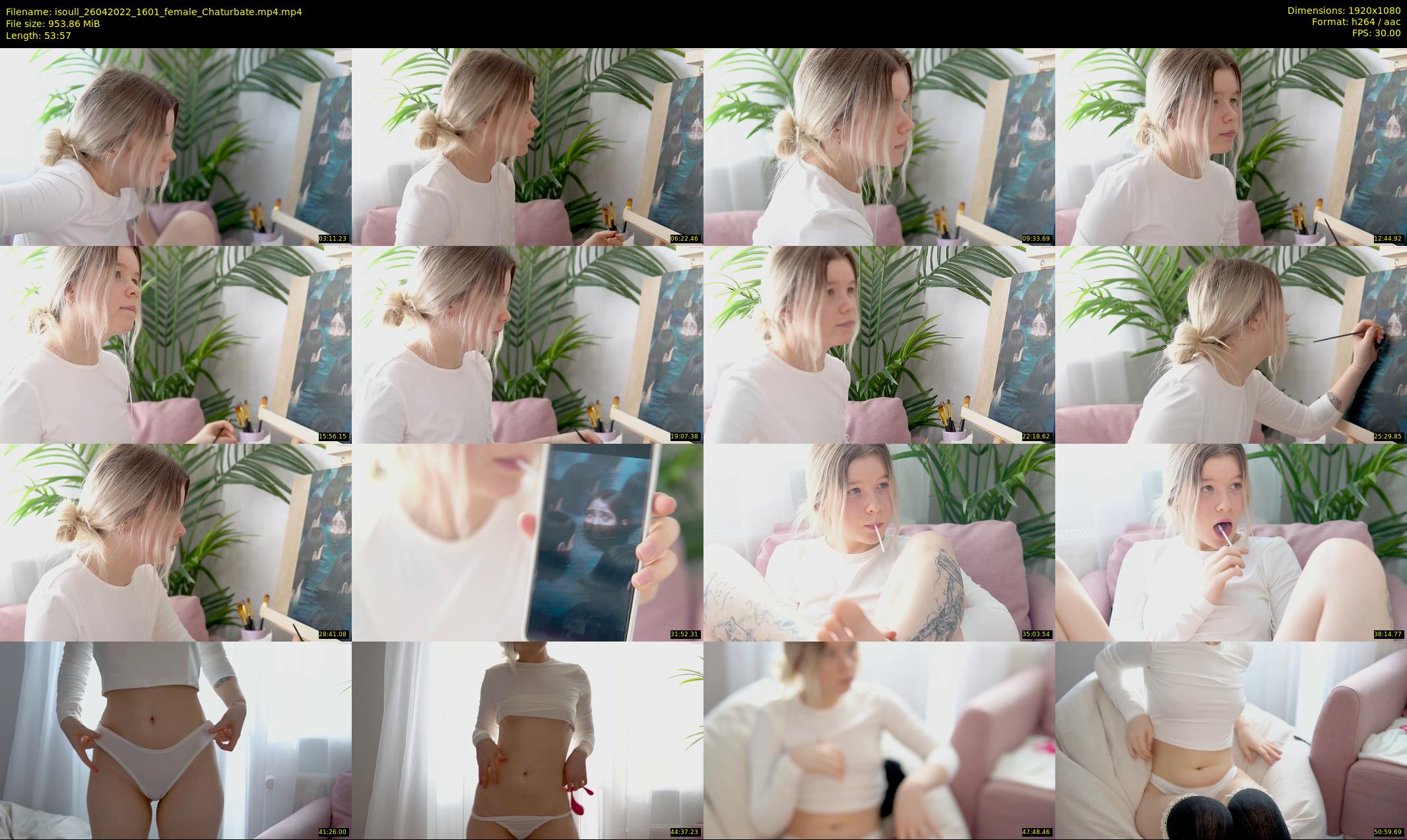 isoull — 54 minute Chaturbate female cam show recording, 1080p, Apr 26, 2022