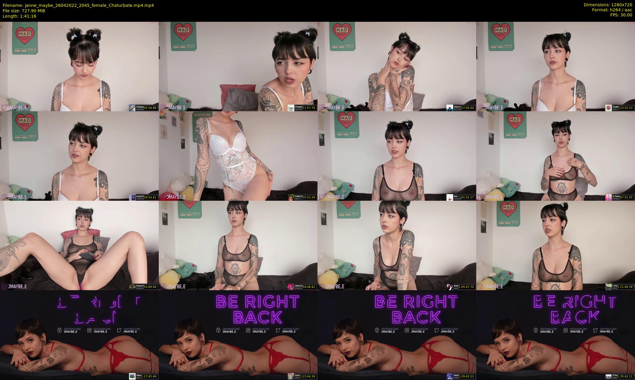 janne_maybe — 102 minute Chaturbate female cam show recording, 720p, Apr 26, 2022