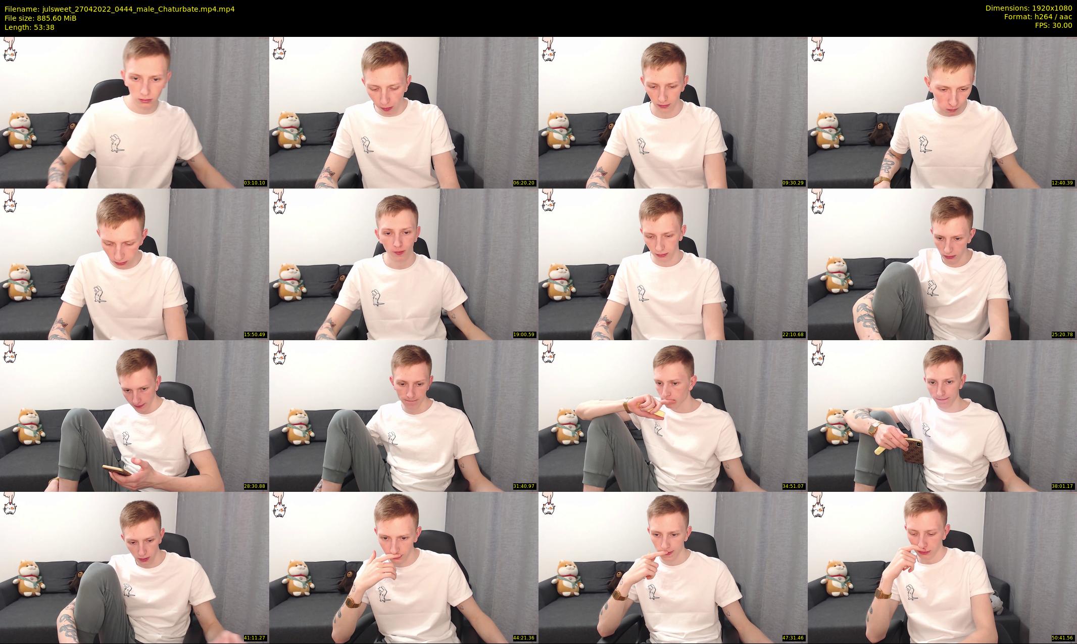 julsweet — 54 minute Chaturbate male cam show recording, 1080p, Apr 27, 2022