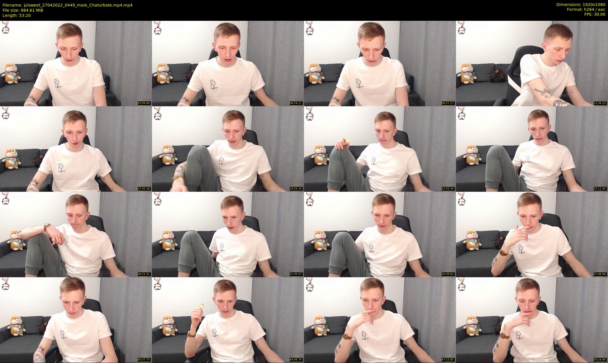 julsweet — 54 minute Chaturbate male cam show recording, 1080p, Apr 27, 2022