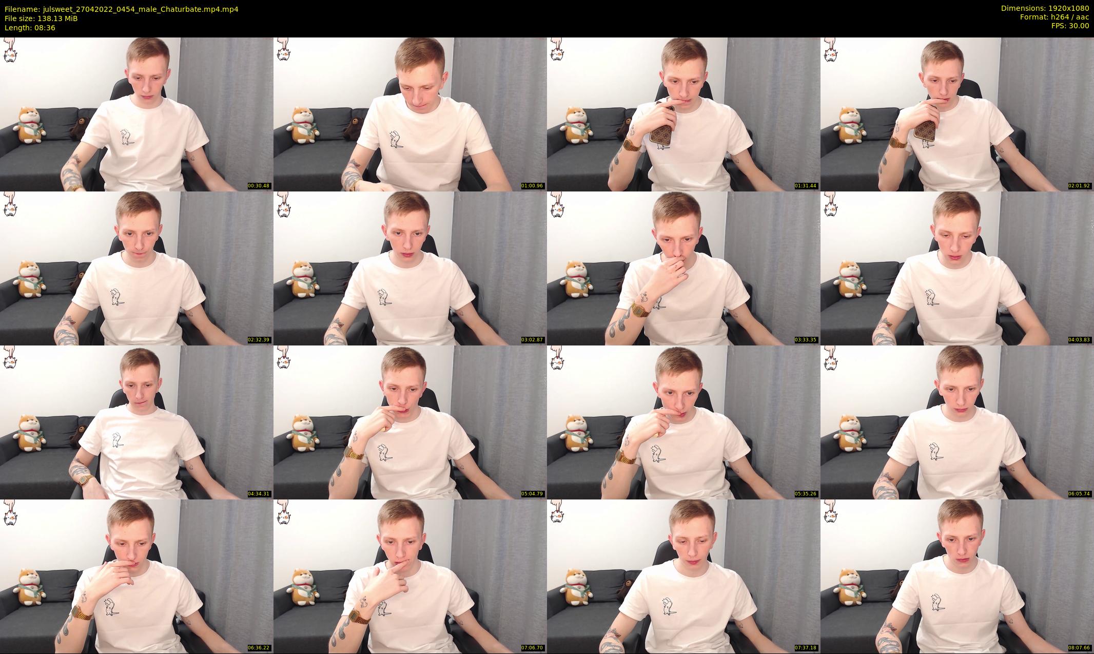 julsweet — 9 minute Chaturbate male cam show recording, 1080p, Apr 27, 2022