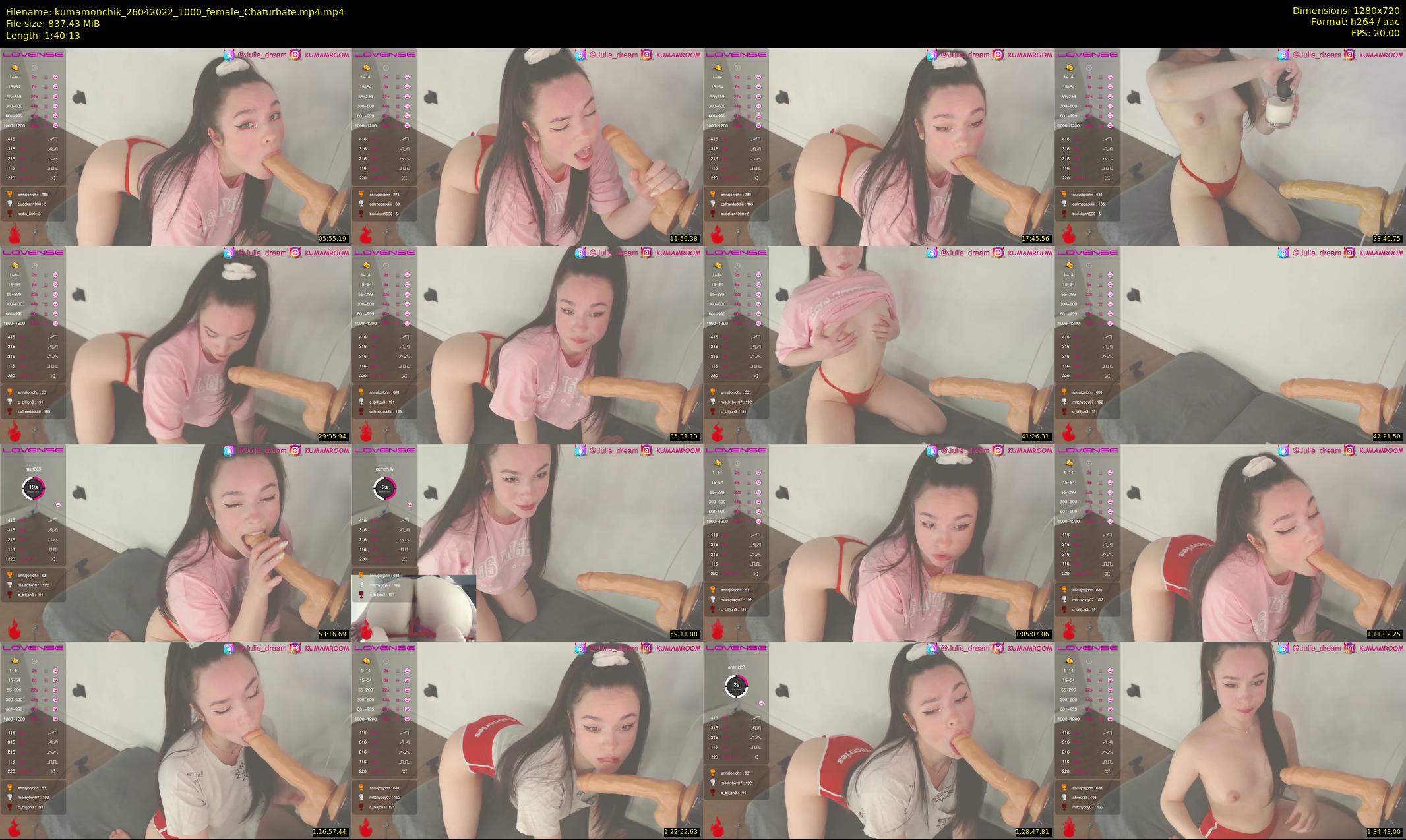 kumamonchik — 101 minute Chaturbate couple cam show recording, 720p, Apr 26, 2022