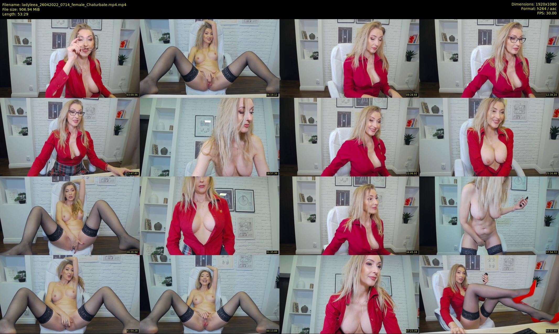 ladyleea — 54 minute Chaturbate female cam show recording, 1080p, Apr 26, 2022