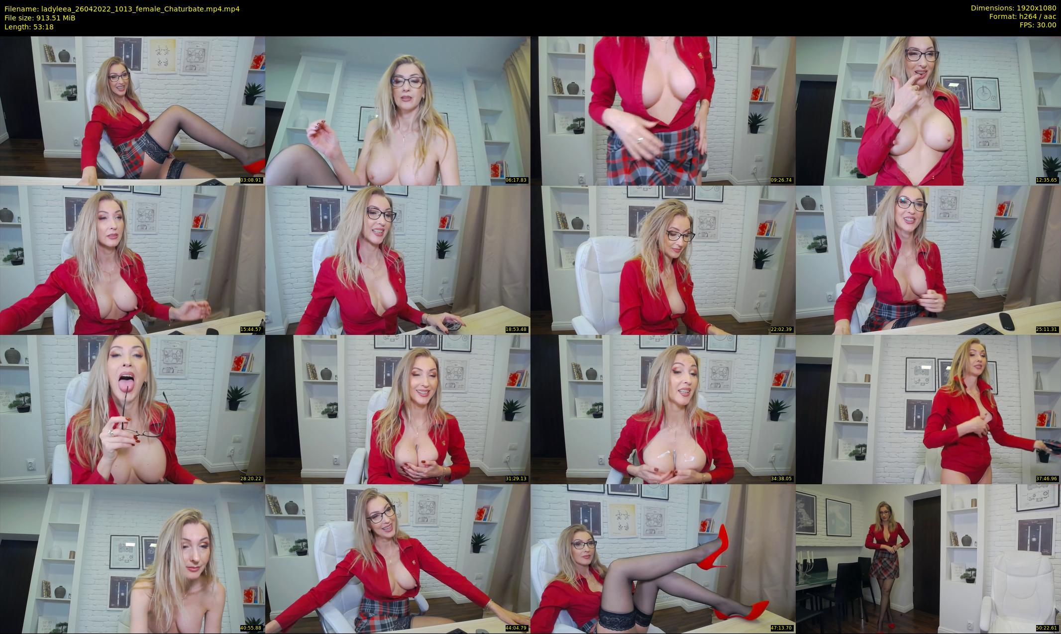 ladyleea — 54 minute Chaturbate female cam show recording, 1080p, Apr 26, 2022