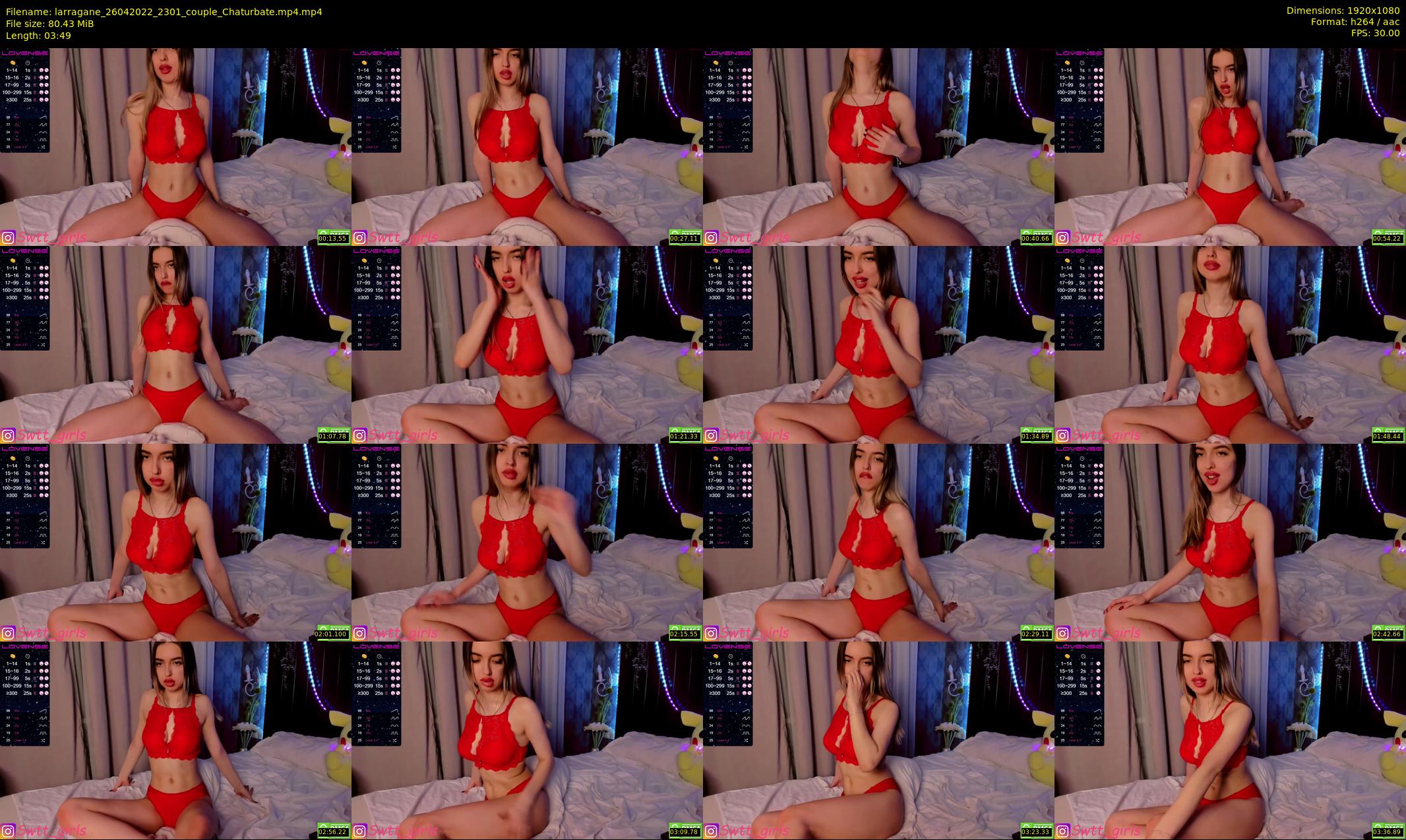 larragane — 4 minute Chaturbate couple cam show recording, 1080p, Apr 26, 2022