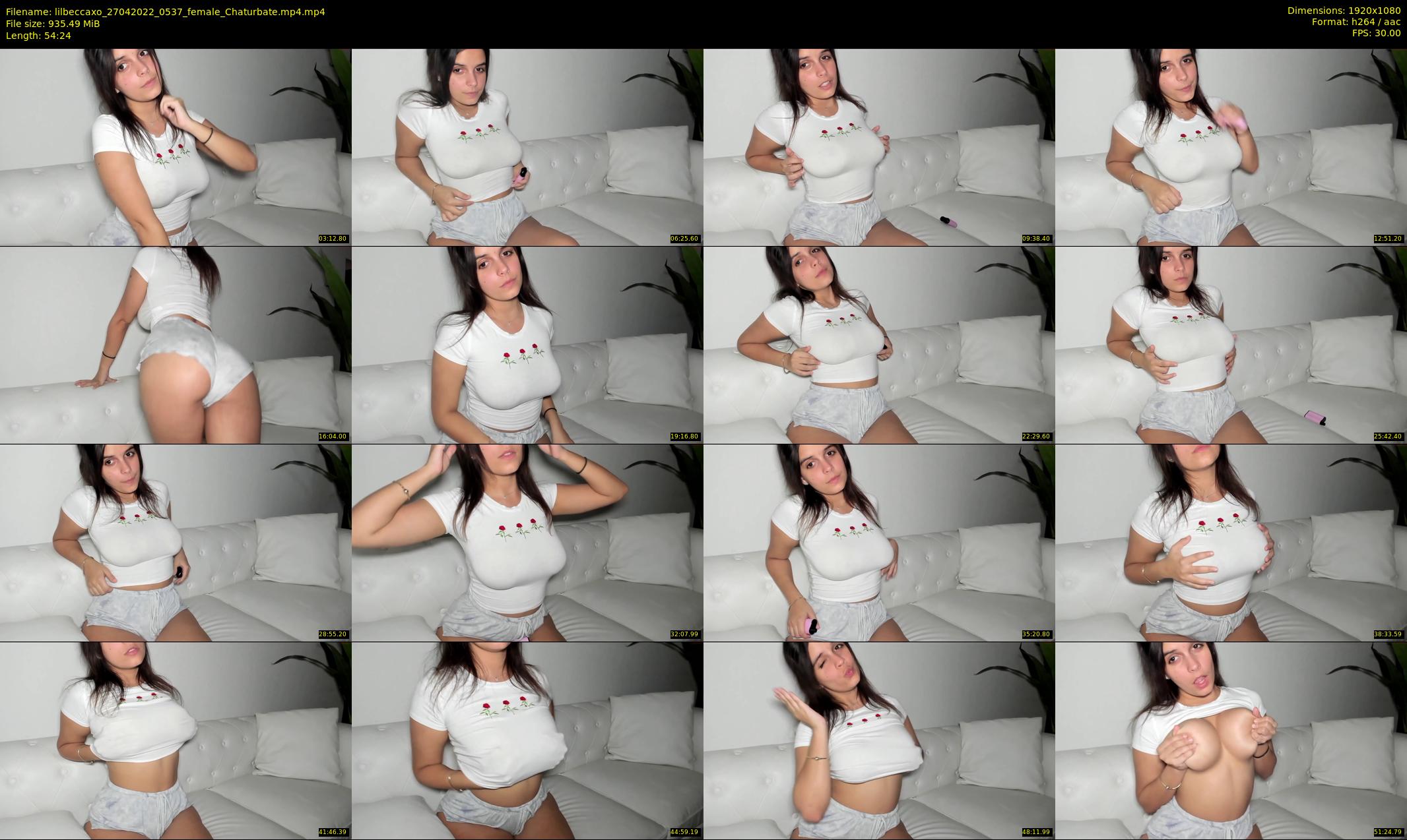lilbeccaxo — 55 minute Chaturbate female cam show recording, 1080p, Apr 27, 2022