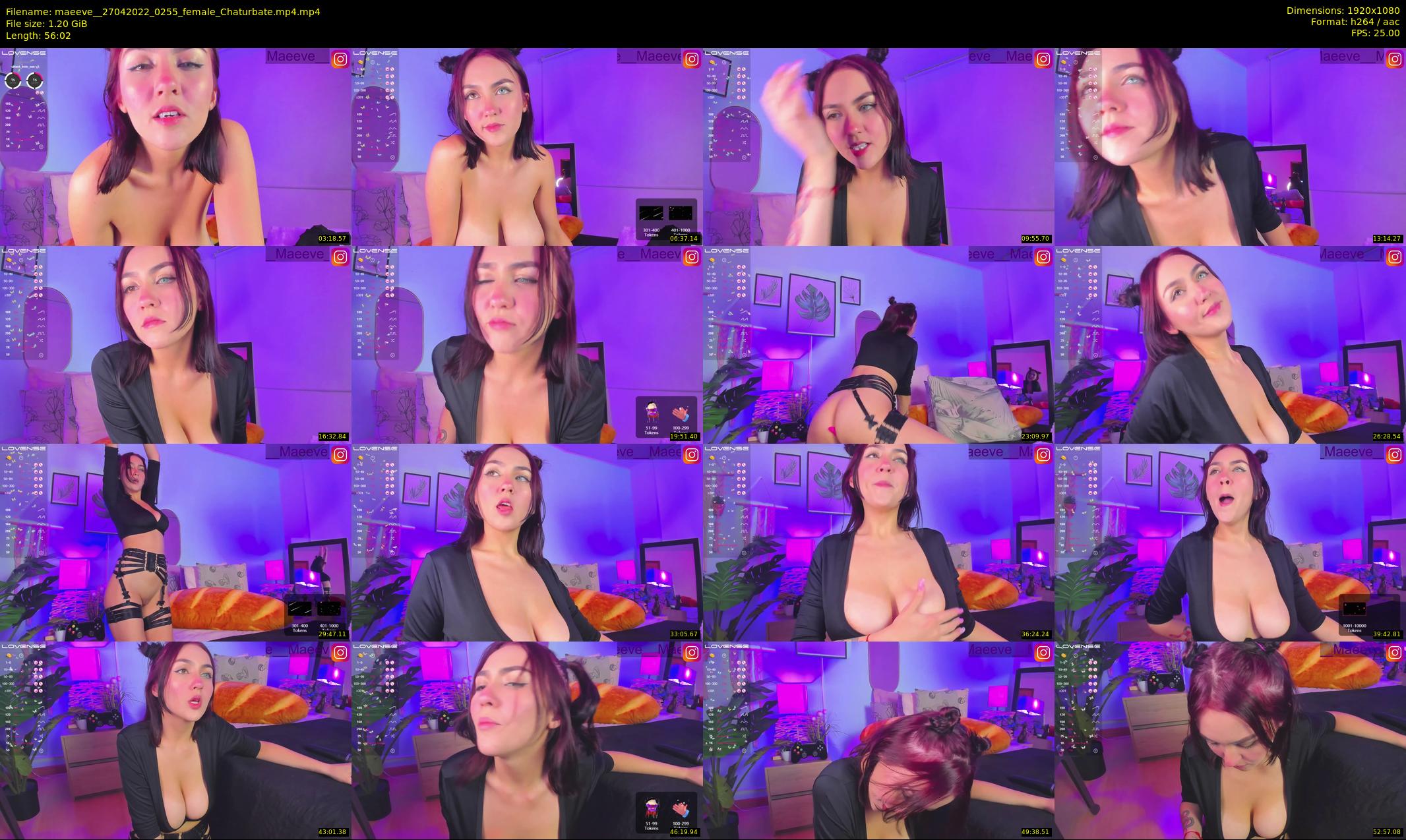 maeeve_ — 57 minute Chaturbate female cam show recording, 1080p, Apr 27, 2022