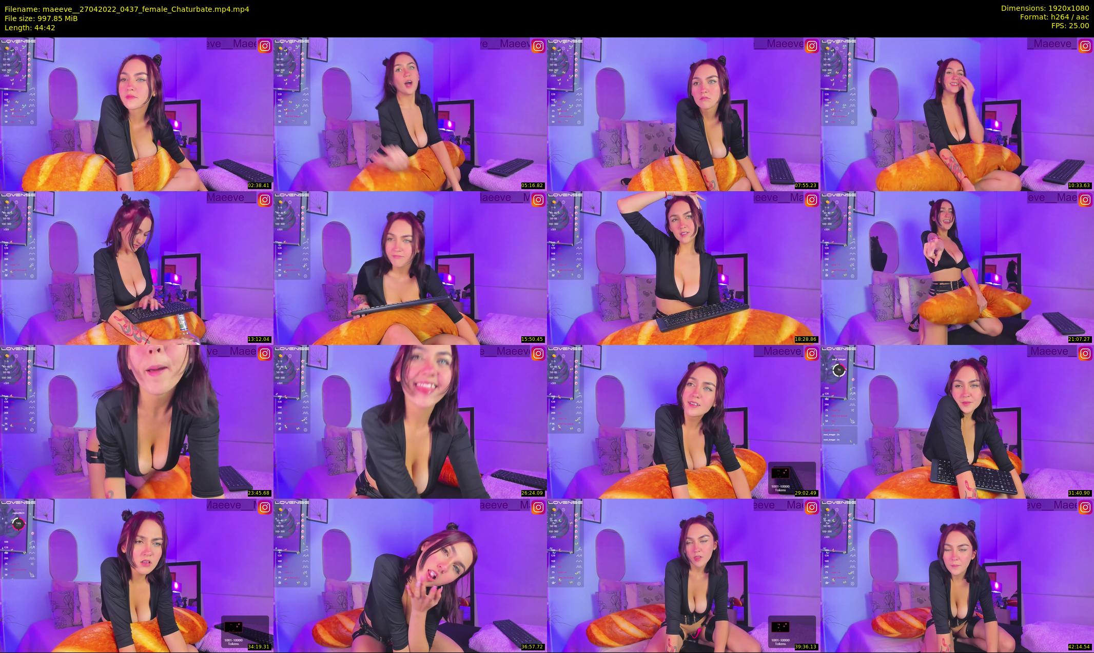 maeeve_ — 45 minute Chaturbate female cam show recording, 1080p, Apr 27, 2022