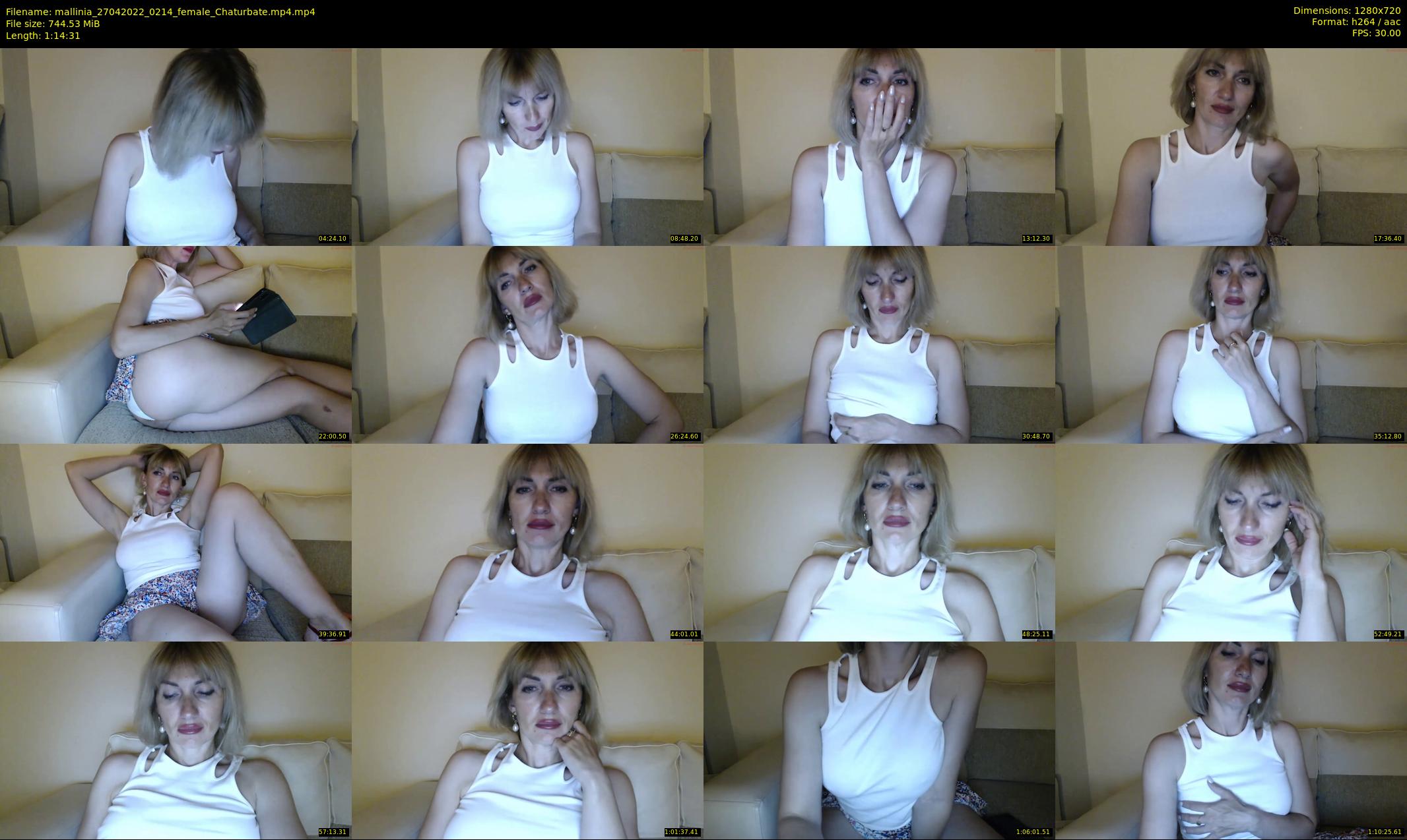 mallinia — 75 minute Chaturbate female cam show recording, 720p, Apr 27, 2022