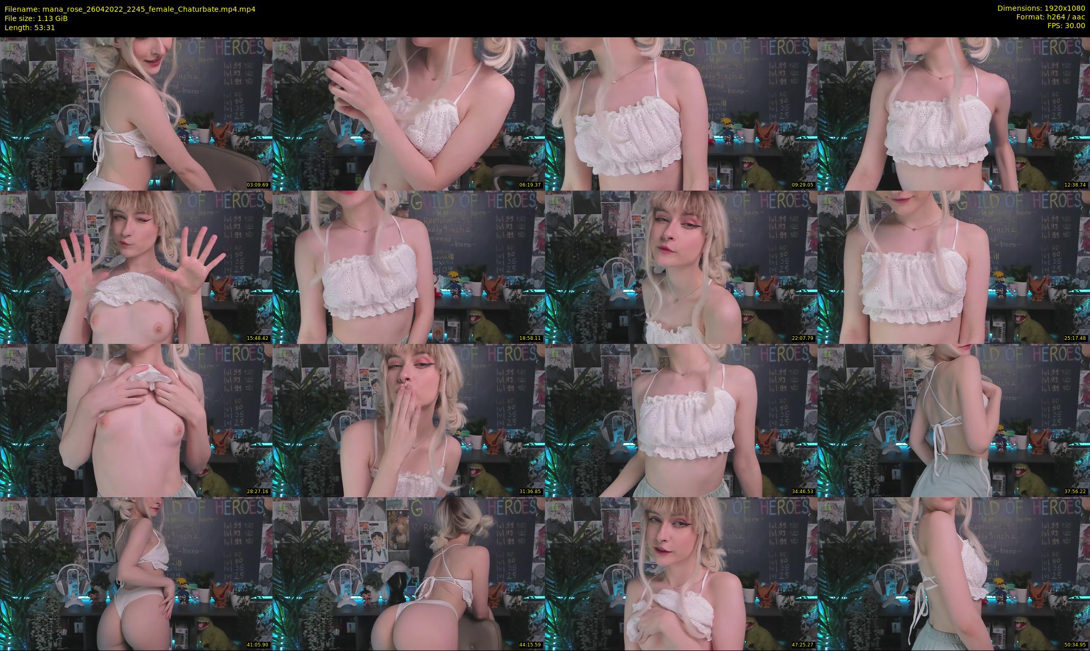mana_rose — 54 minute Chaturbate female cam show recording, 1080p, Apr 26, 2022