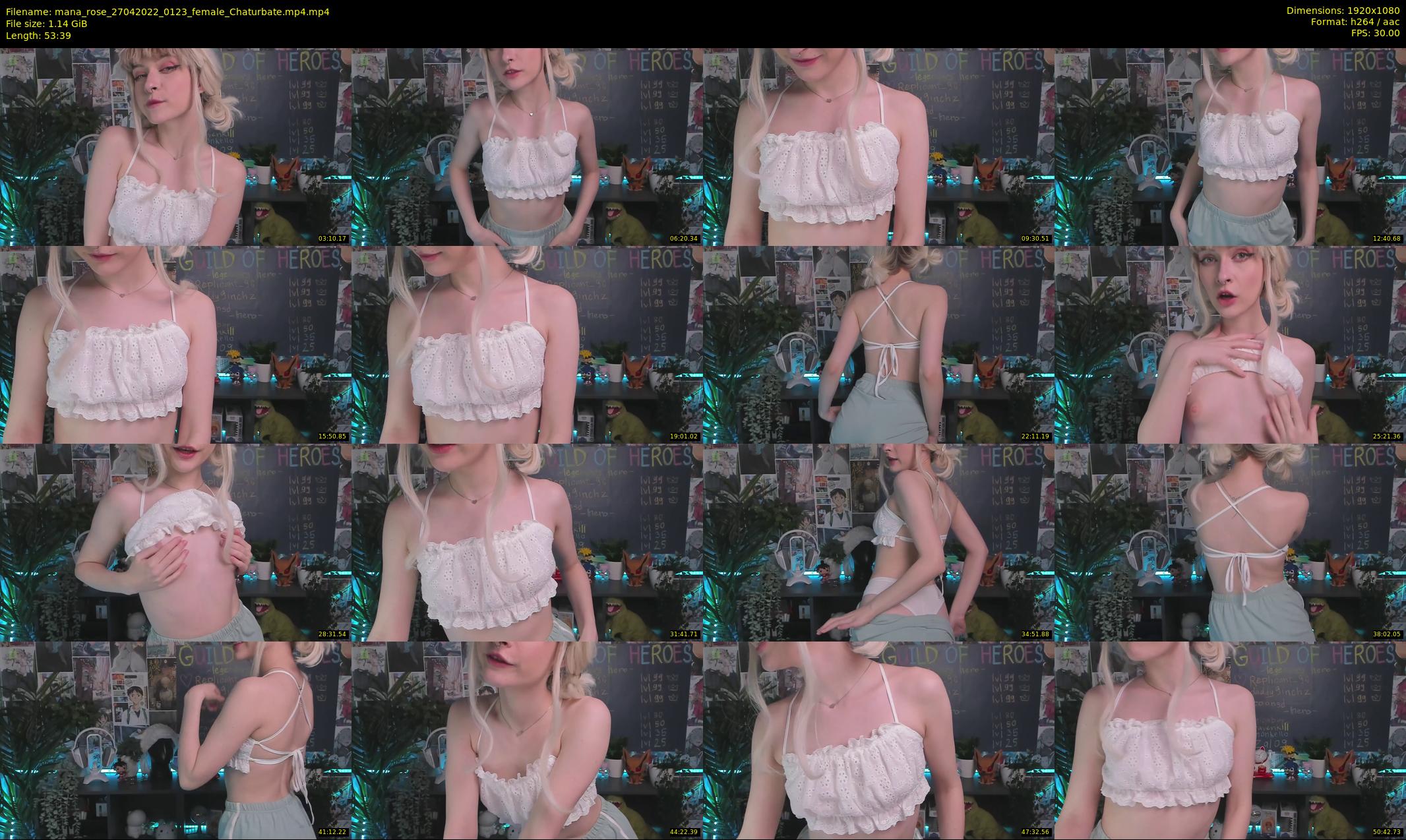 mana_rose — 54 minute Chaturbate female cam show recording, 1080p, Apr 27, 2022
