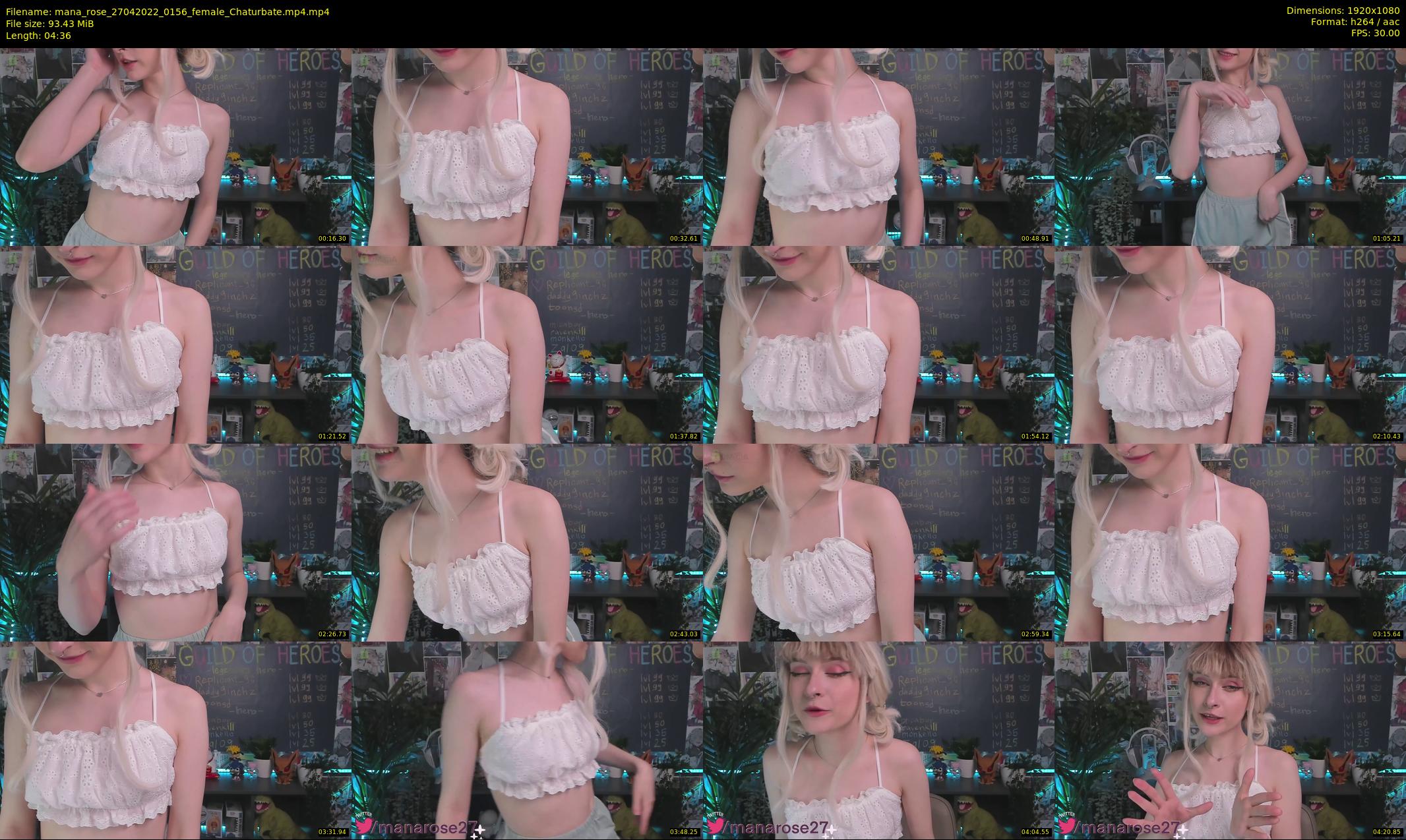 mana_rose — 5 minute Chaturbate female cam show recording, 1080p, Apr 27, 2022