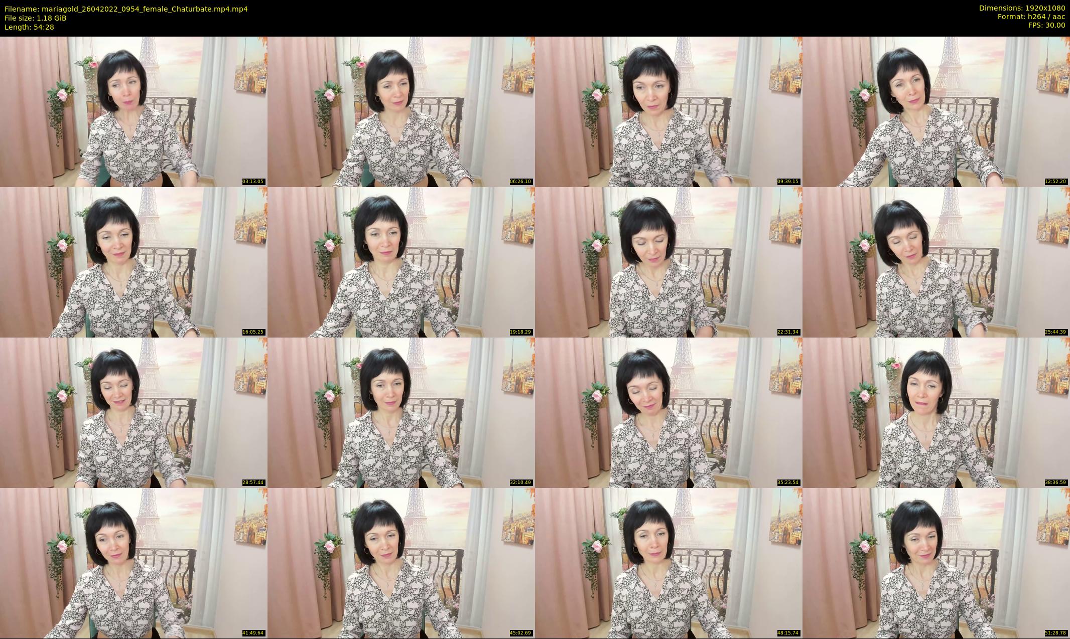 mariagold — 55 minute Chaturbate female cam show recording, 1080p, Apr 26, 2022
