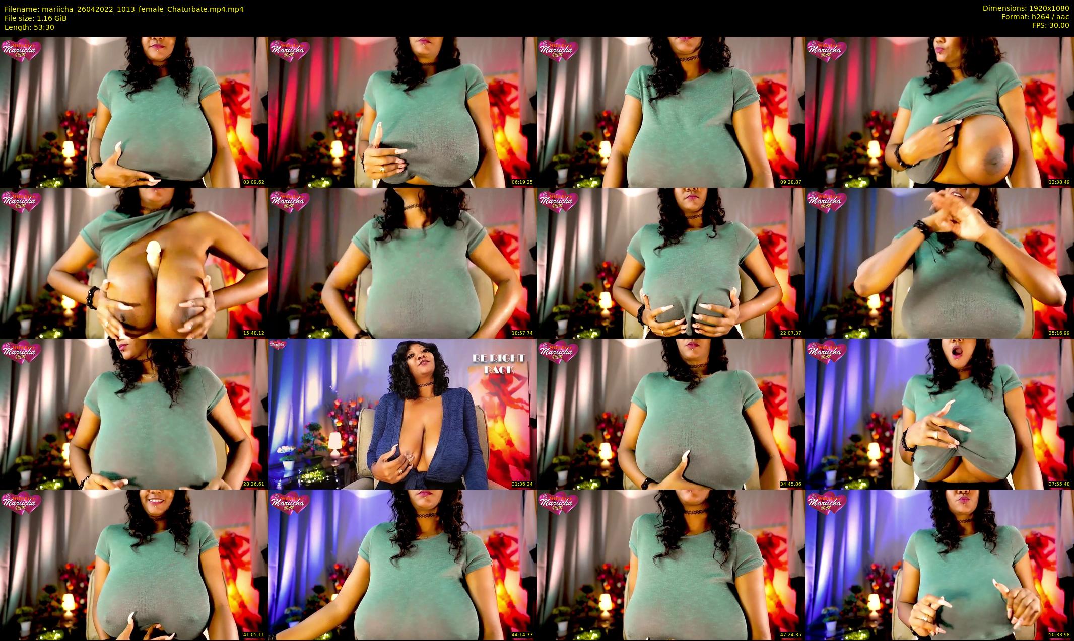 mariicha — 54 minute Chaturbate female cam show recording, 1080p, Apr 26, 2022