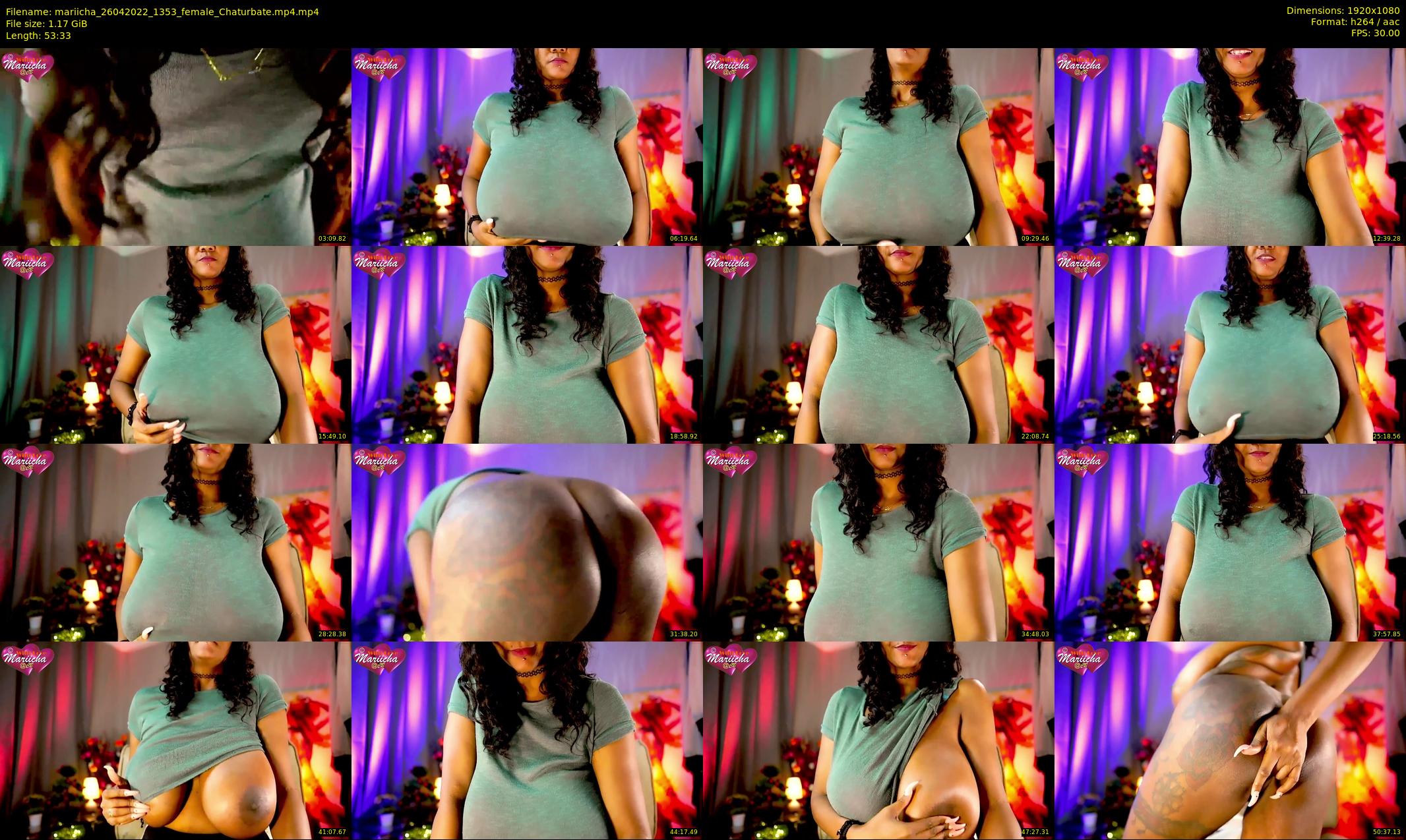 mariicha — 54 minute Chaturbate female cam show recording, 1080p, Apr 26, 2022