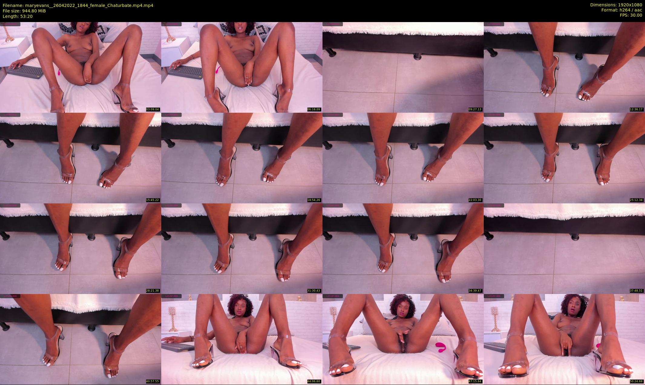 maryevans_ — 54 minute Chaturbate female cam show recording, 1080p, Apr 26, 2022