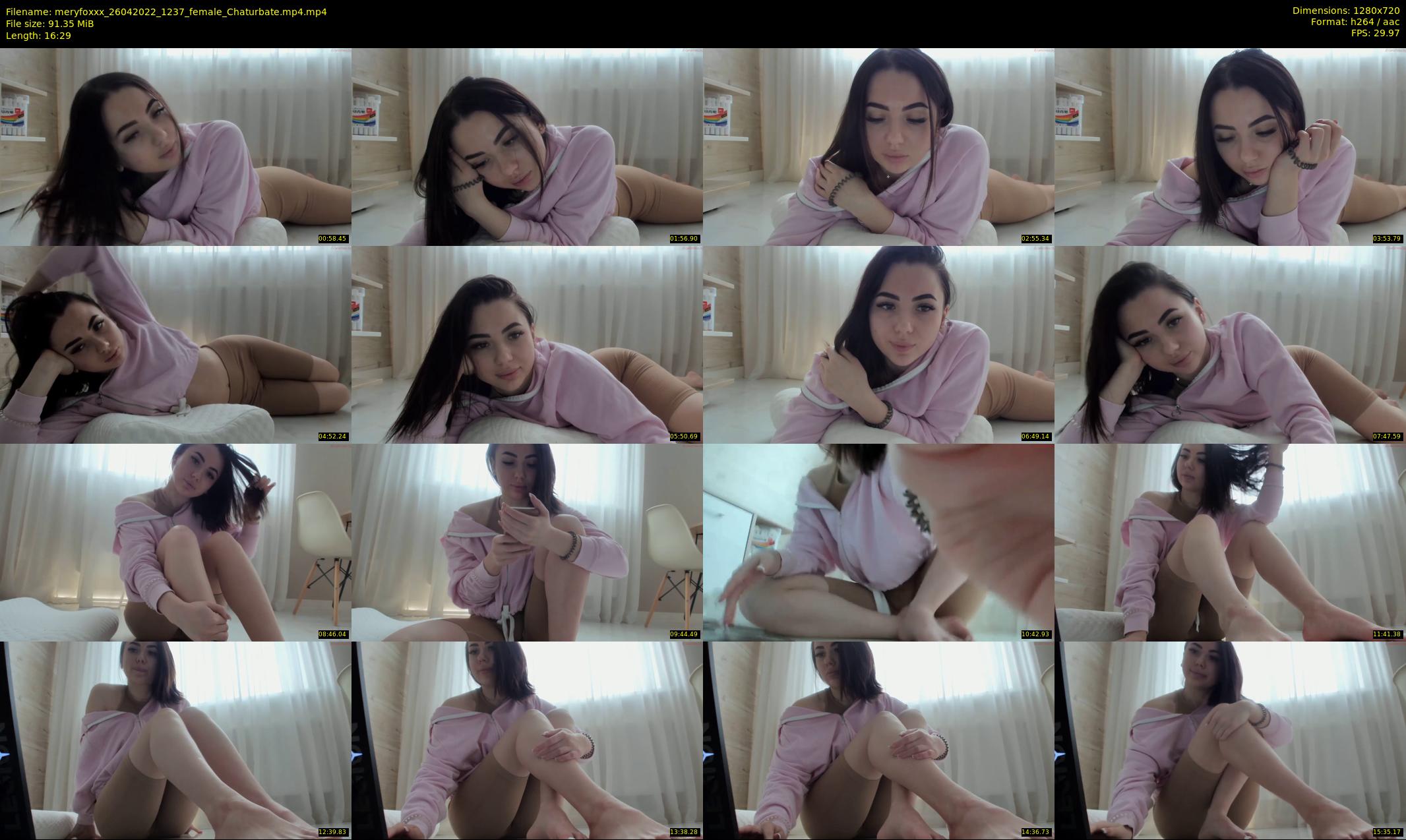meryfoxxx — 17 minute Chaturbate female cam show recording, 720p, Apr 26, 2022