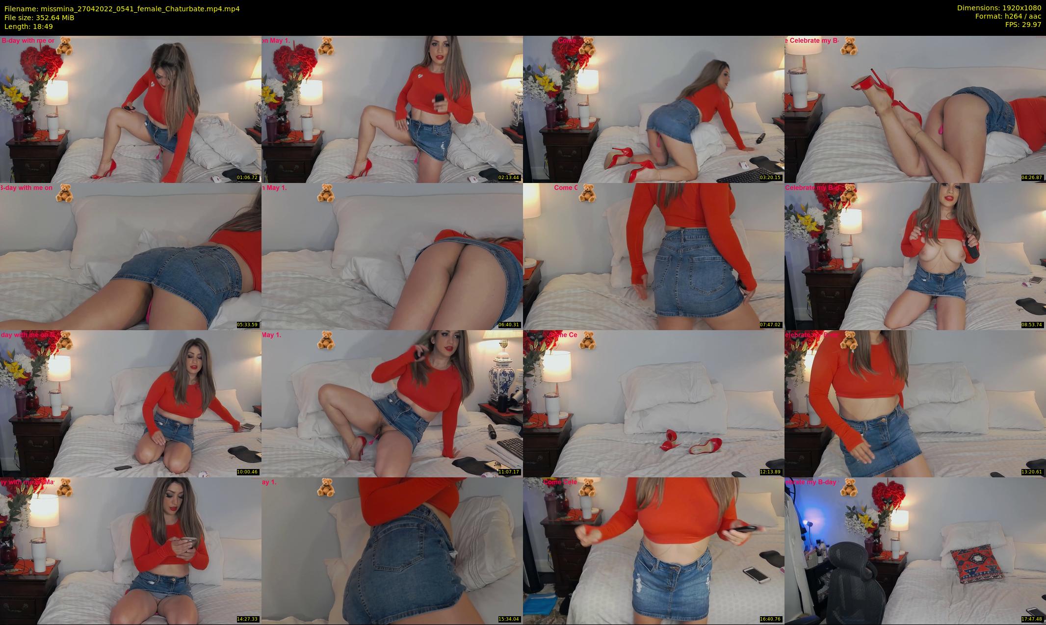 missmina — 19 minute Chaturbate female cam show recording, 1080p, Apr 27, 2022