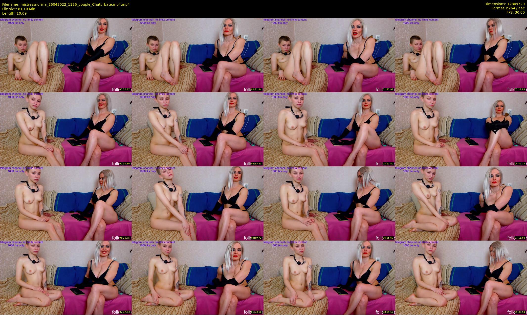 mistressnorma — 11 minute Chaturbate female cam show recording, 720p, Apr 26, 2022
