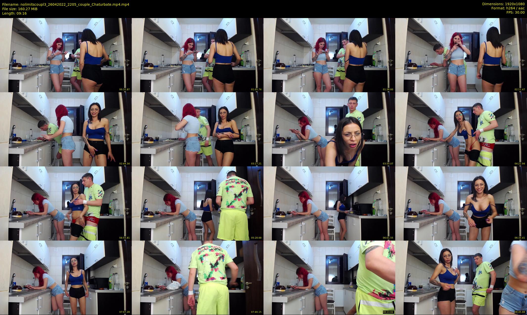 nolimitscoupl3 — 10 minute Chaturbate couple cam show recording, 1080p, Apr 26, 2022