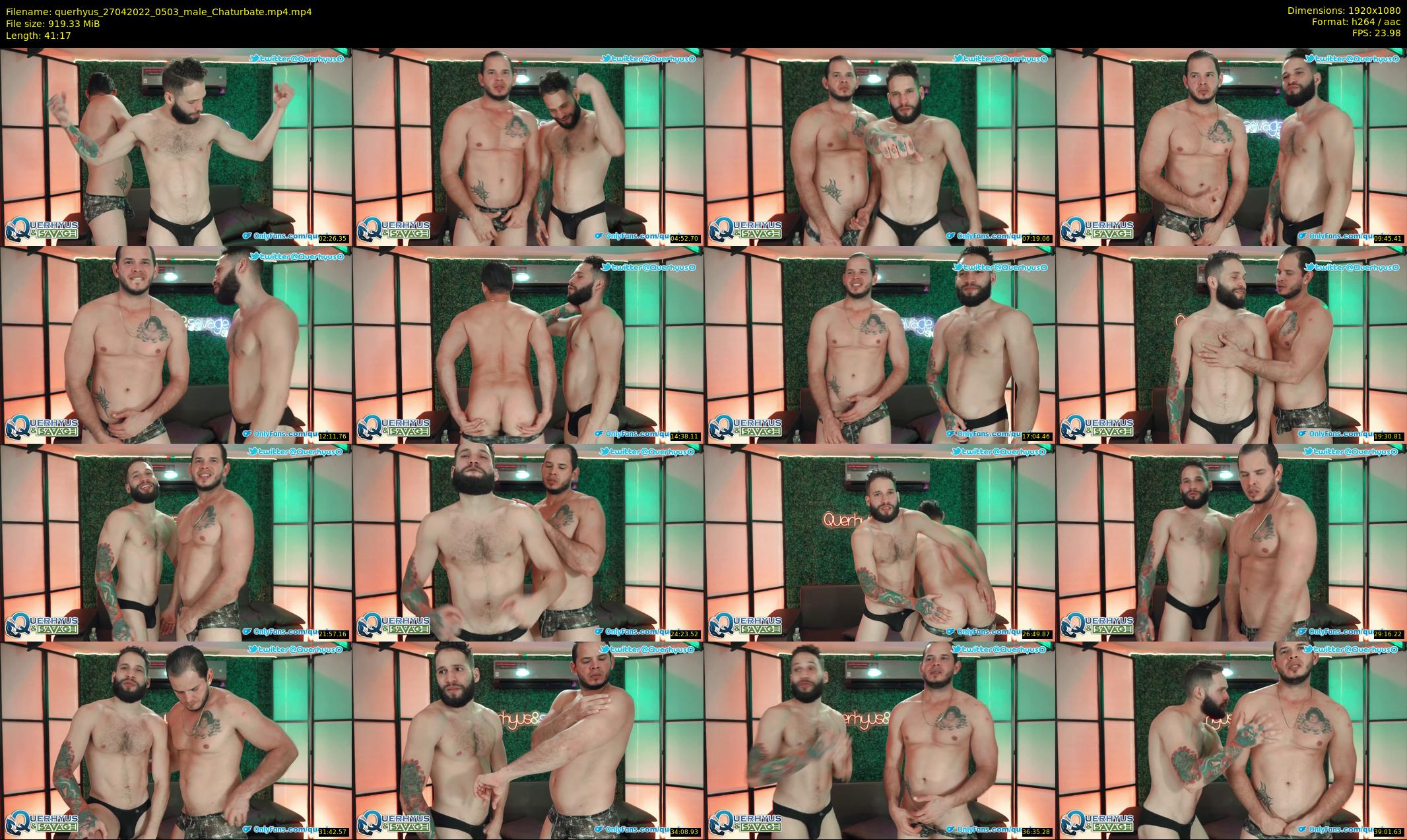 querhyus — 42 minute Chaturbate male cam show recording, 1080p, Apr 27, 2022