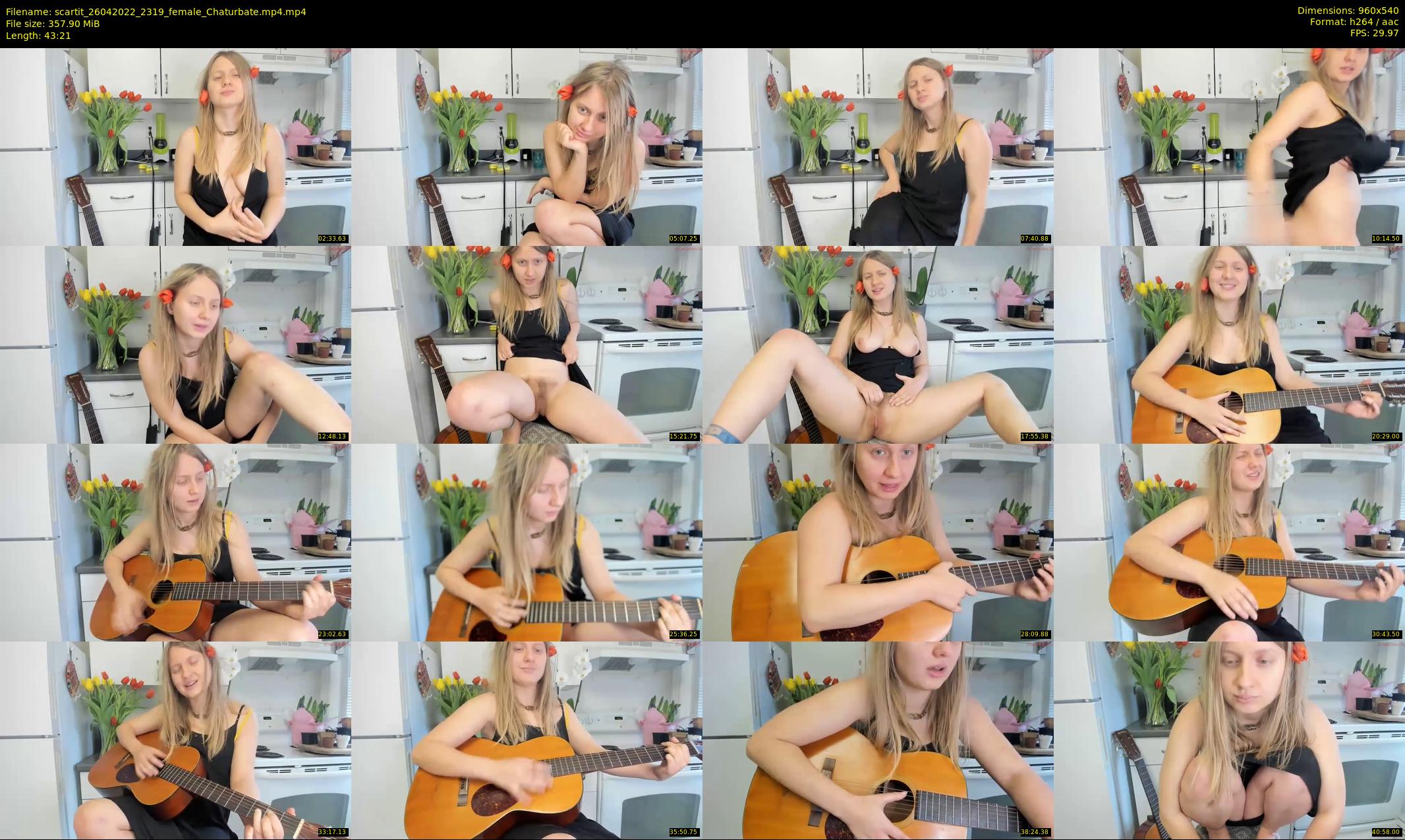 scartit — 44 minute Chaturbate female cam show recording, 480p, Apr 26, 2022
