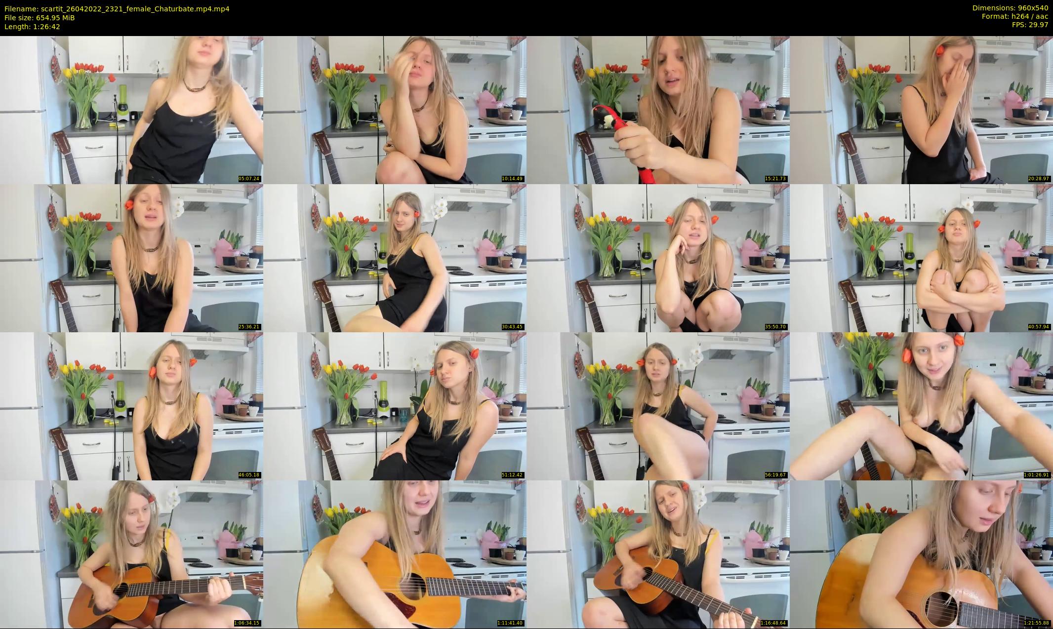 scartit — 87 minute Chaturbate female cam show recording, 480p, Apr 26, 2022