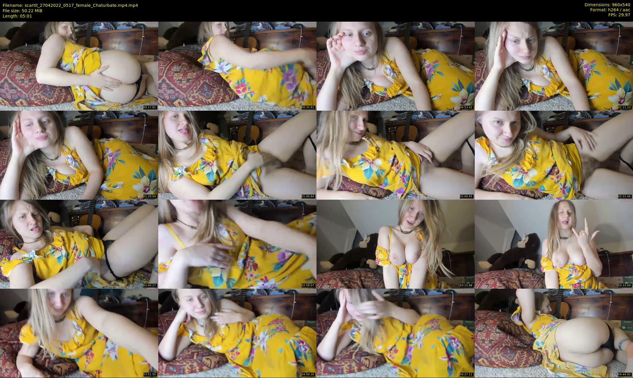 scartit — 6 minute Chaturbate female cam show recording, 480p, Apr 27, 2022