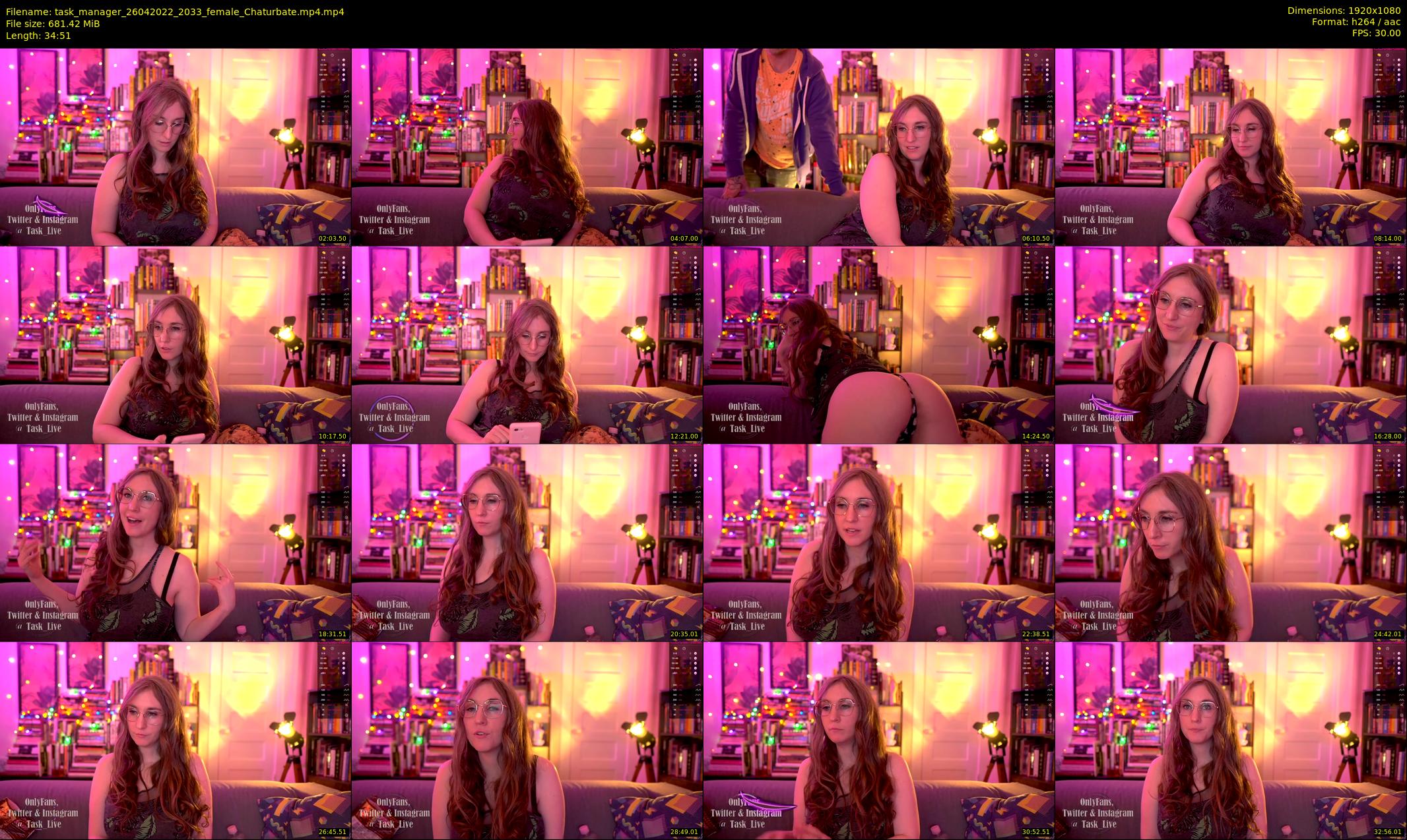 task_manager — 35 minute Chaturbate couple cam show recording, 1080p, Apr 26, 2022