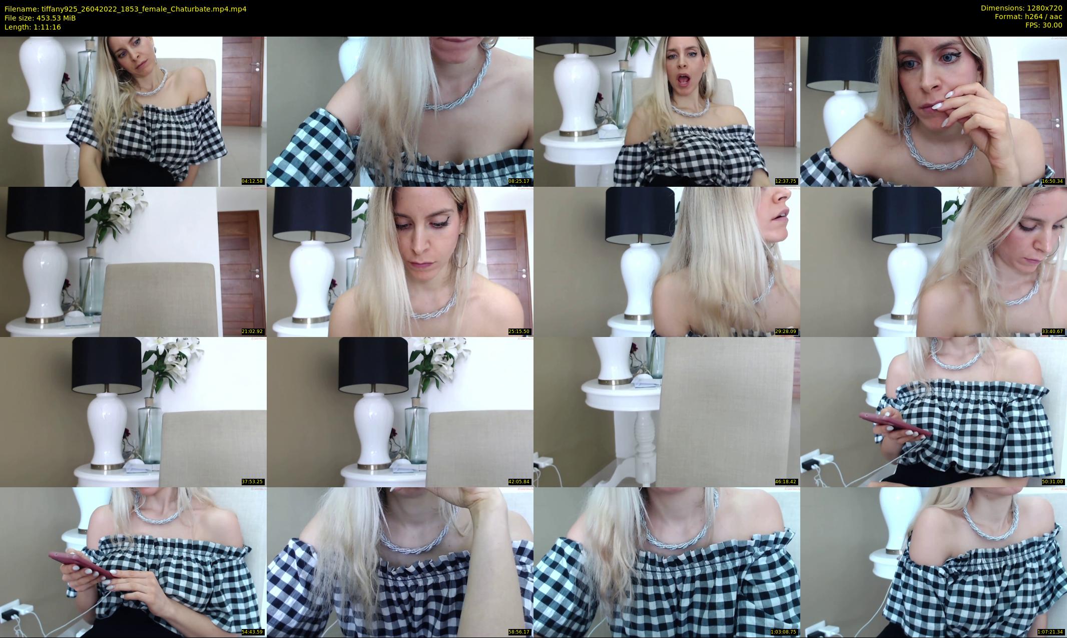 tiffany925 — 72 minute Chaturbate female cam show recording, 720p, Apr 26, 2022