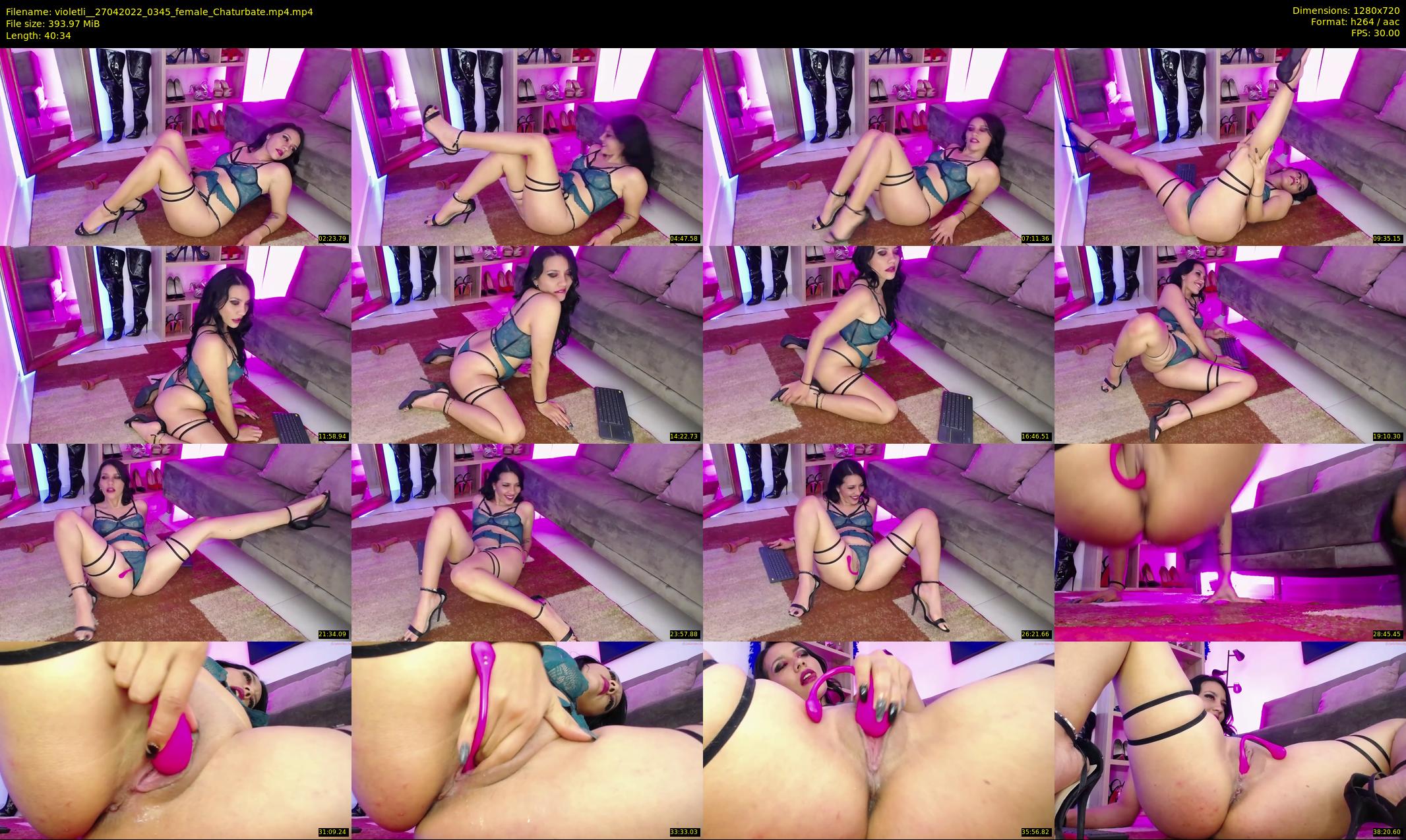 violetli_ — 41 minute Chaturbate female cam show recording, 720p, Apr 27, 2022