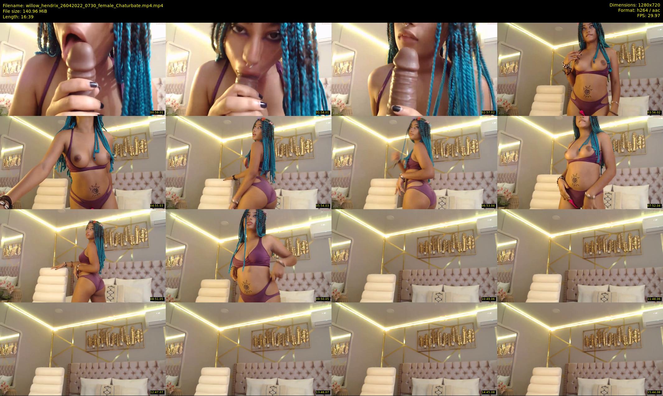 willow_hendrix — 17 minute Chaturbate female cam show recording, 720p, Apr 26, 2022
