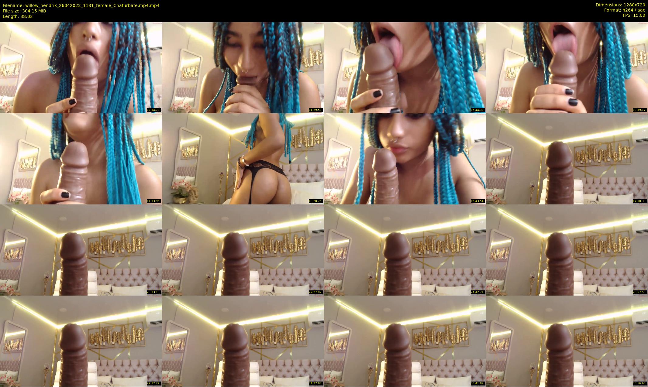 willow_hendrix — 39 minute Chaturbate female cam show recording, 720p, Apr 26, 2022