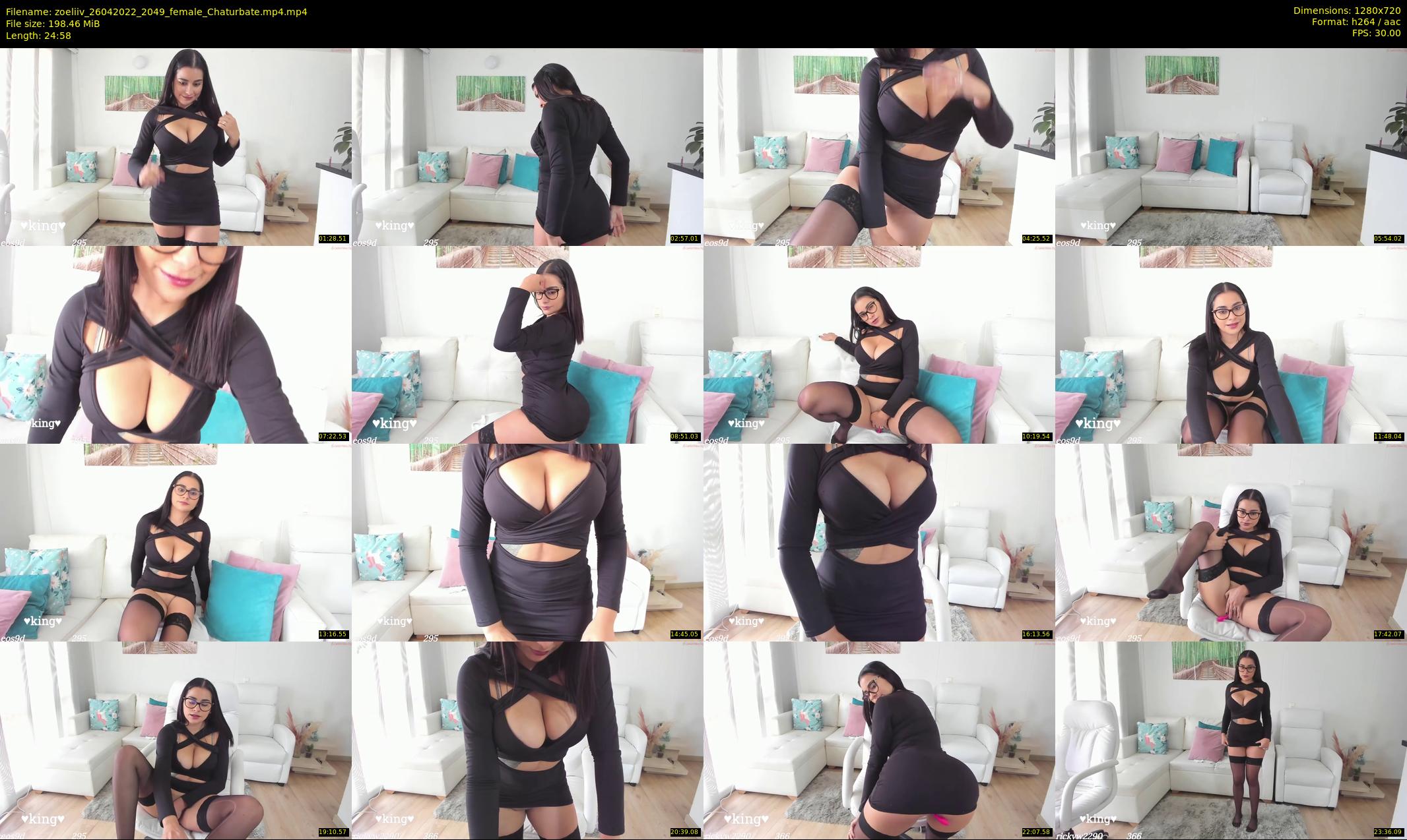 zoeliiv — 25 minute Chaturbate female cam show recording, 720p, Apr 26, 2022