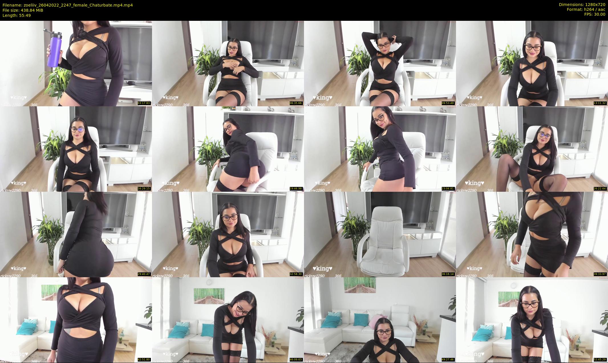 zoeliiv — 56 minute Chaturbate female cam show recording, 720p, Apr 26, 2022