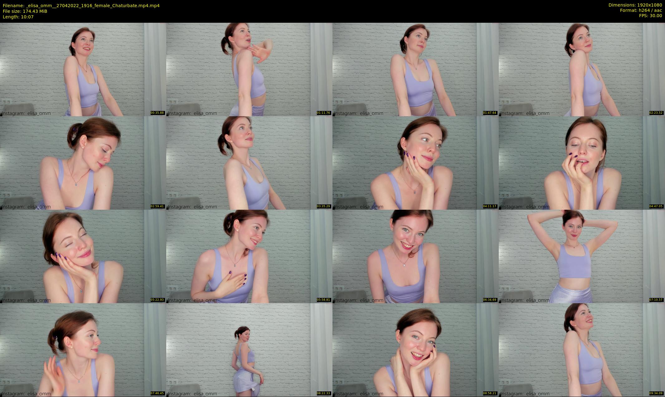 _elisa_omm_ — 11 minute Chaturbate female cam show recording, 1080p, Apr 27, 2022