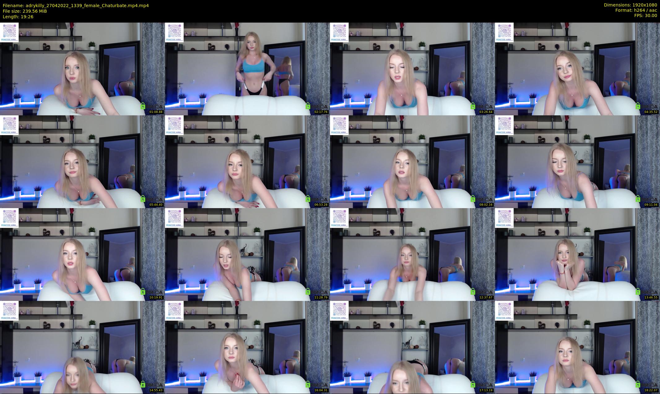 adrykilly — 20 minute Chaturbate female cam show recording, 1080p, Apr 27, 2022