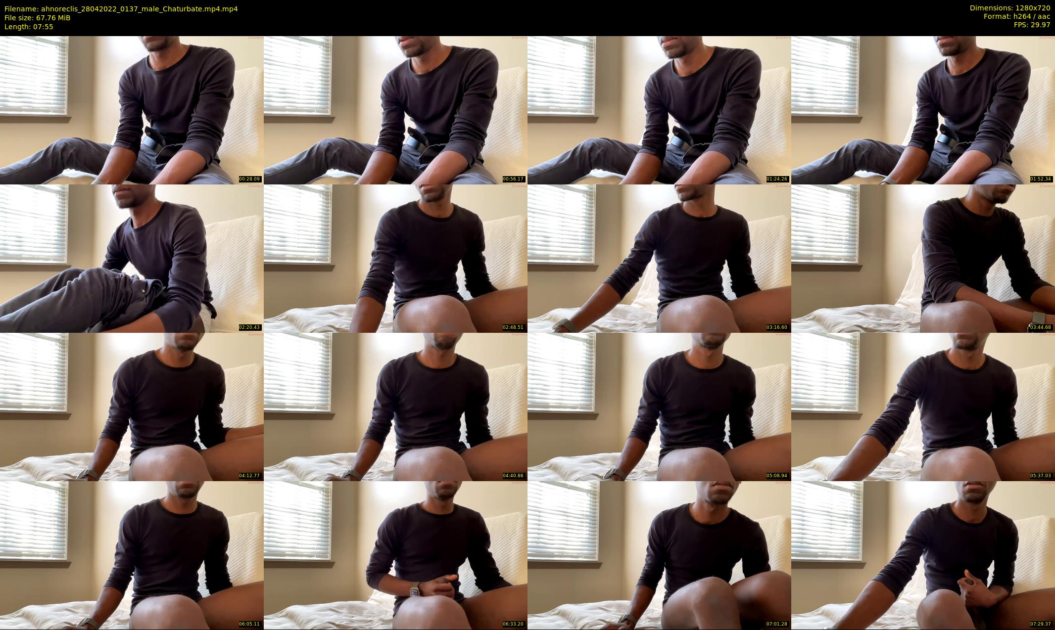 ahnoreclis — 8 minute Chaturbate male cam show recording, 720p, Apr 28, 2022
