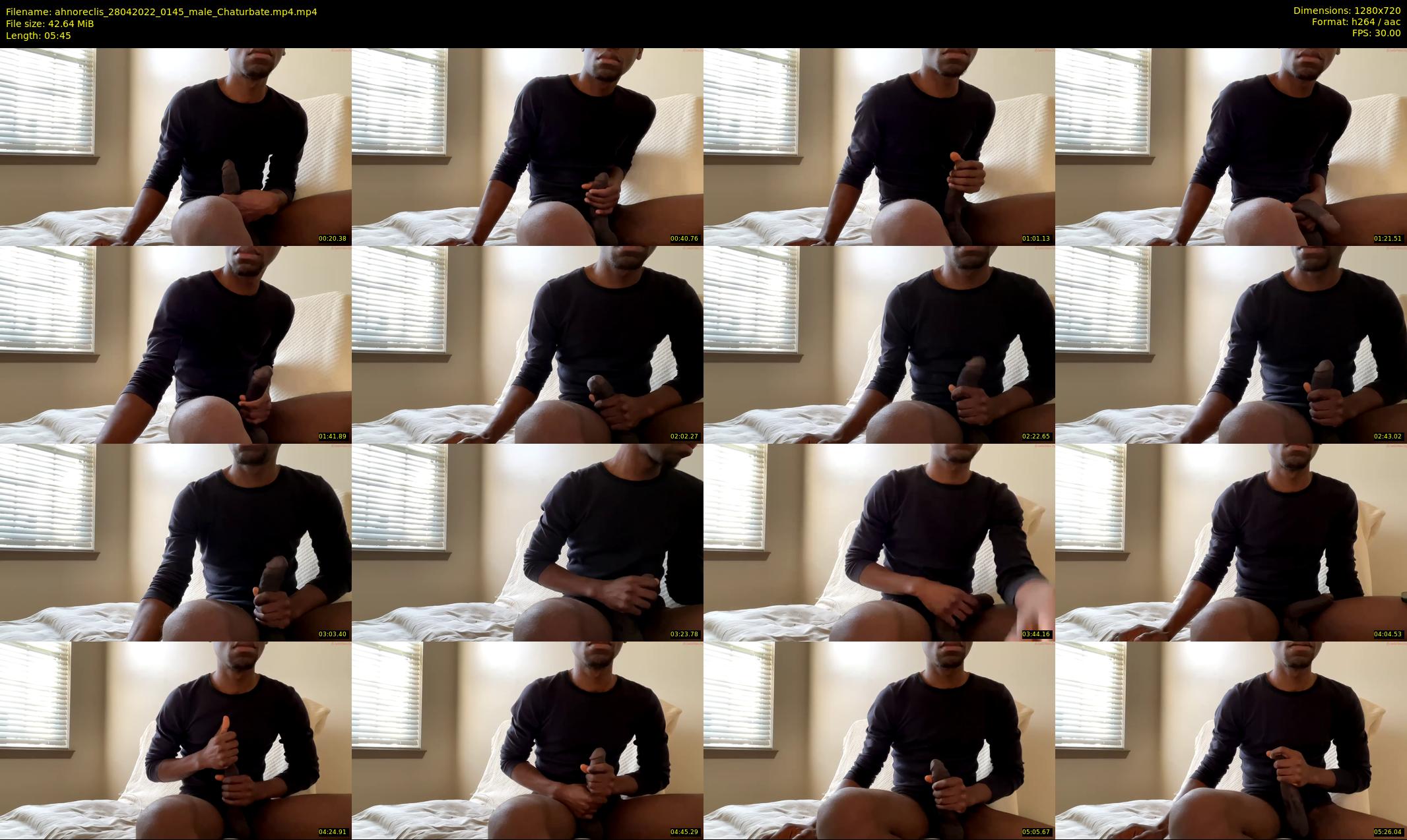 ahnoreclis — 6 minute Chaturbate male cam show recording, 720p, Apr 28, 2022
