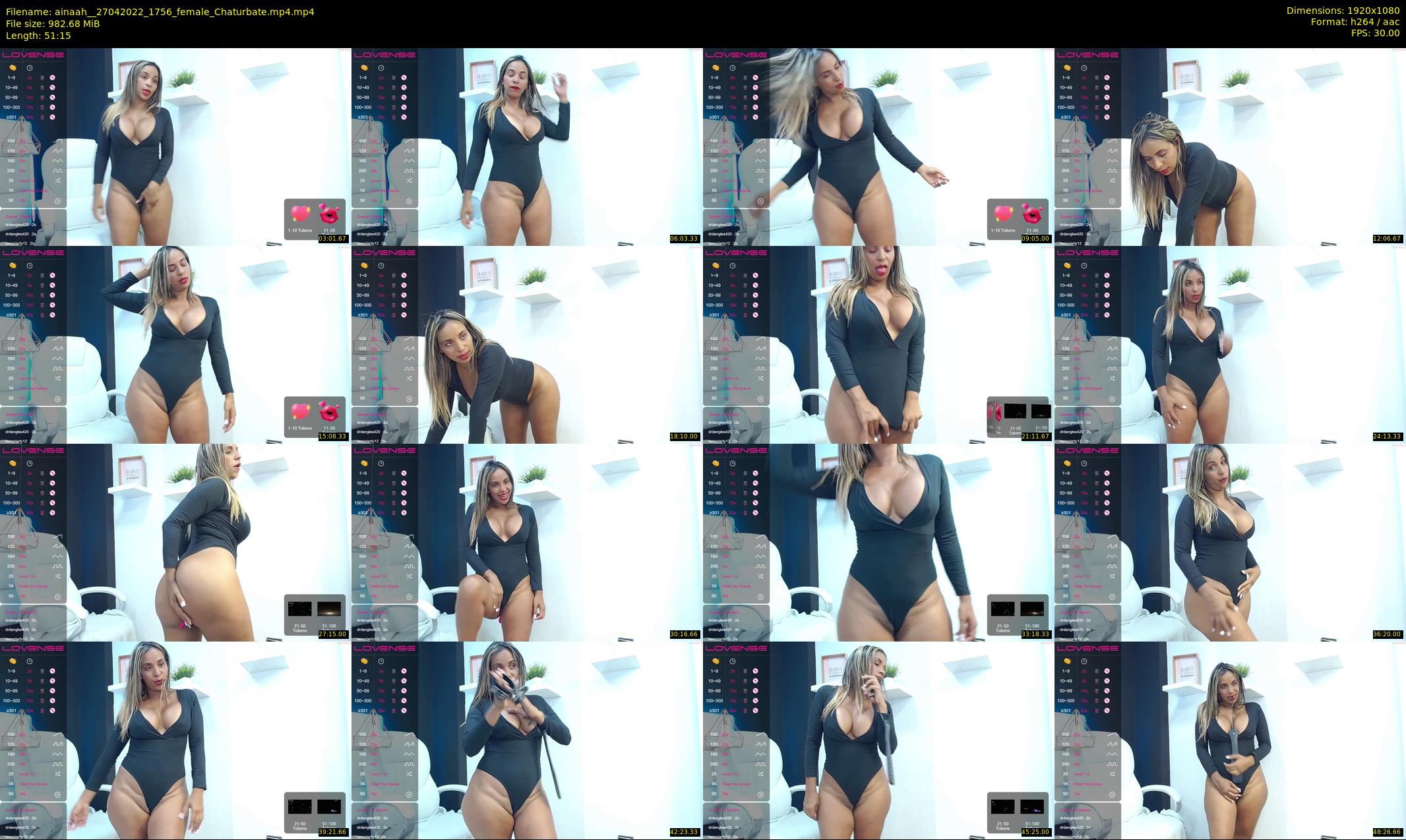 ainaah_ — 52 minute Chaturbate female cam show recording, 1080p, Apr 27, 2022