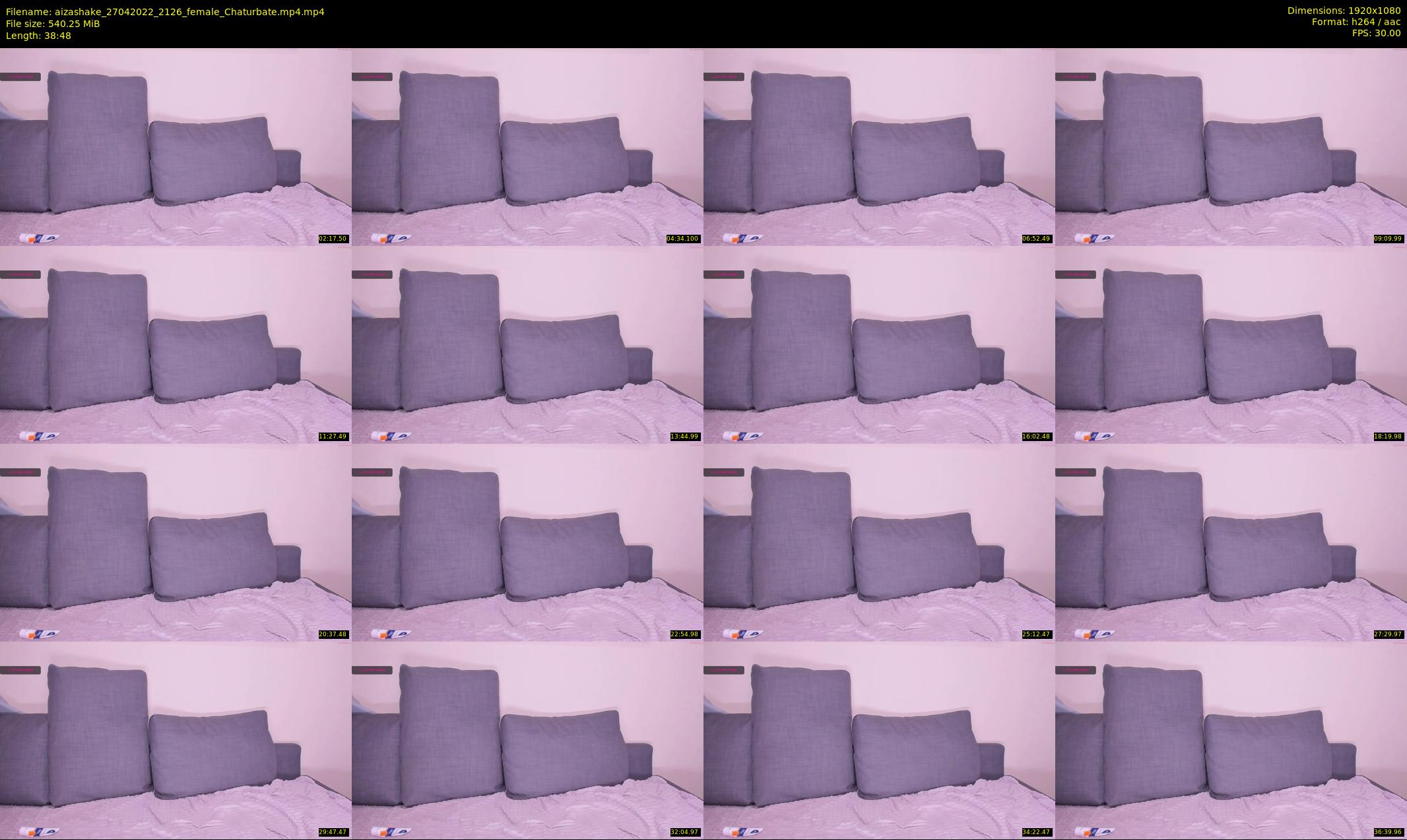 aizashake — 39 minute Chaturbate female cam show recording, 1080p, Apr 27, 2022