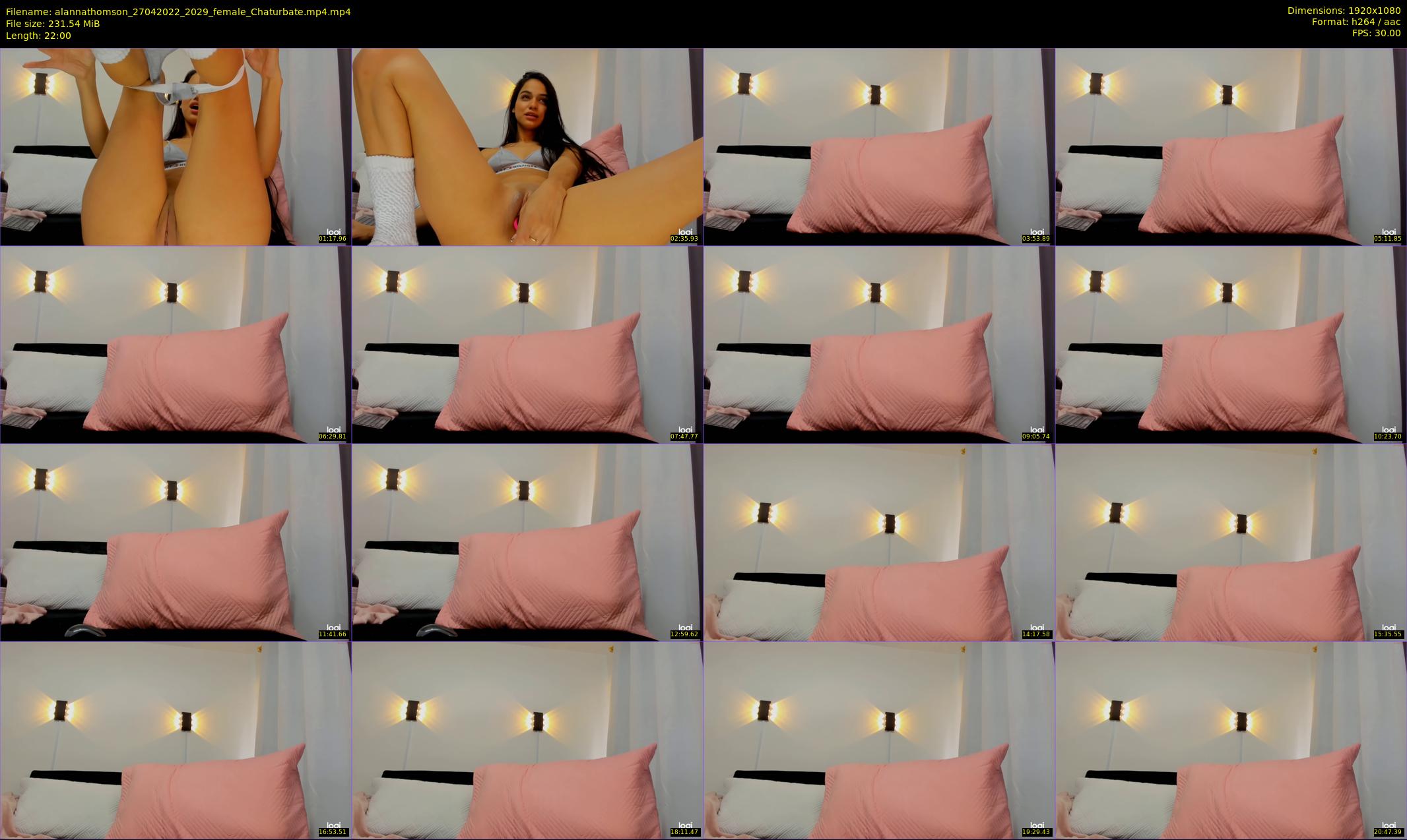 alannathomson — 22 minute Chaturbate female cam show recording, 1080p, Apr 27, 2022