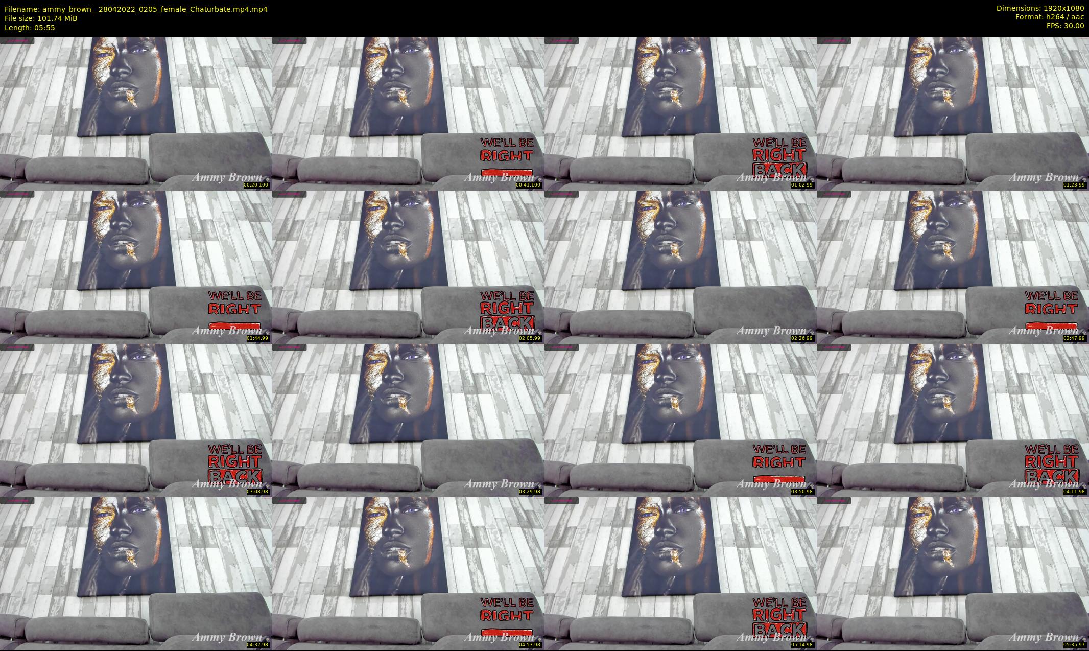 ammy_brown_ — 6 minute Chaturbate female cam show recording, 1080p, Apr 28, 2022