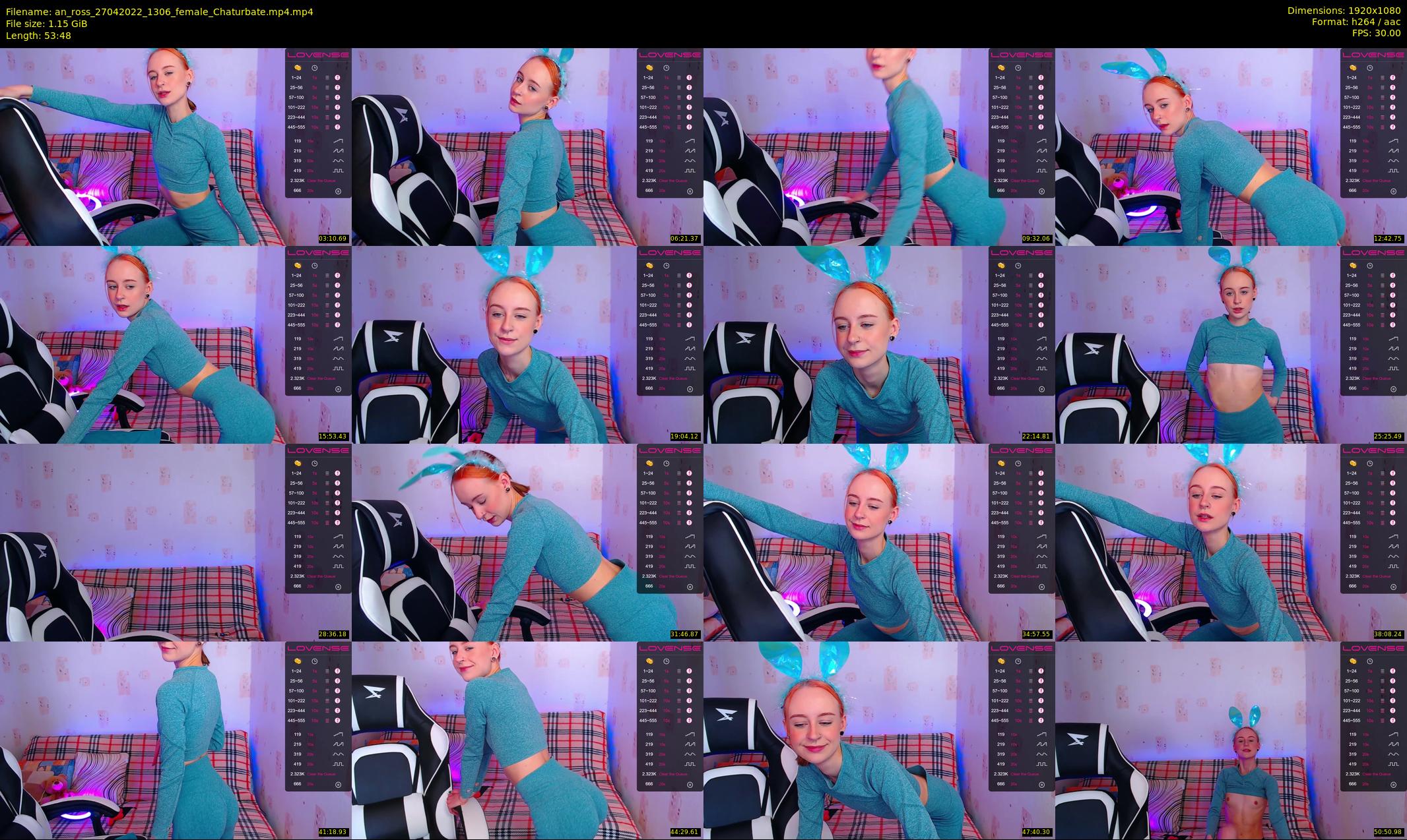 an_ross — 54 minute Chaturbate female cam show recording, 1080p, Apr 27, 2022